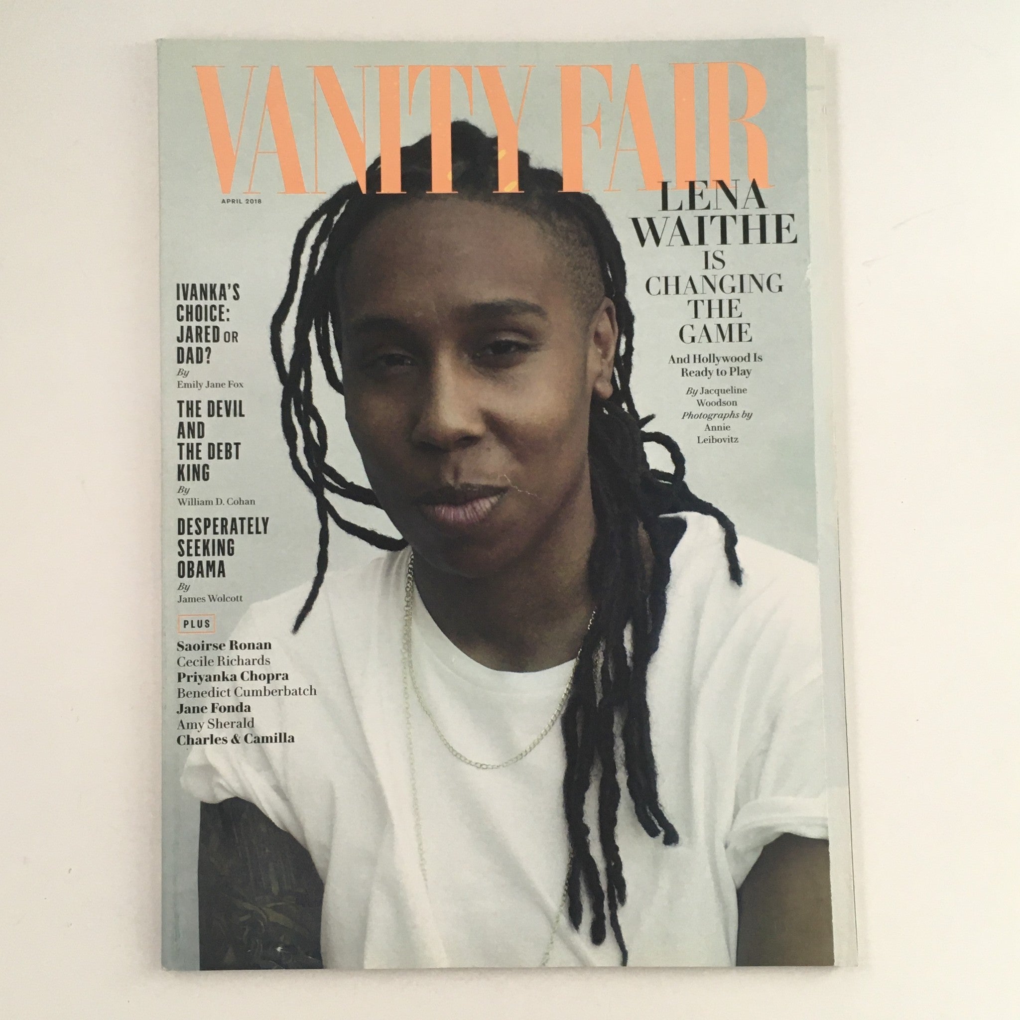 Vanity Fair Magazine April 2018 Lena Waithe Cover & Ivanka Trump, No Label VG