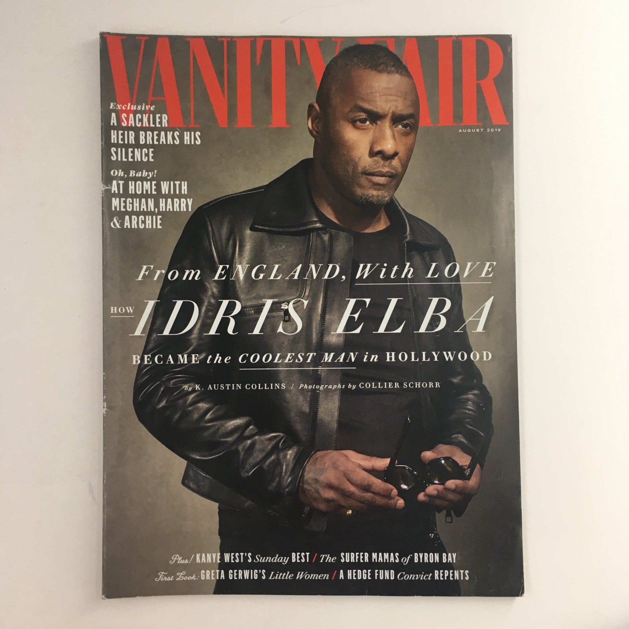 Vanity Fair Magazine August 2019 From England with Love, Idris Elba, No Label