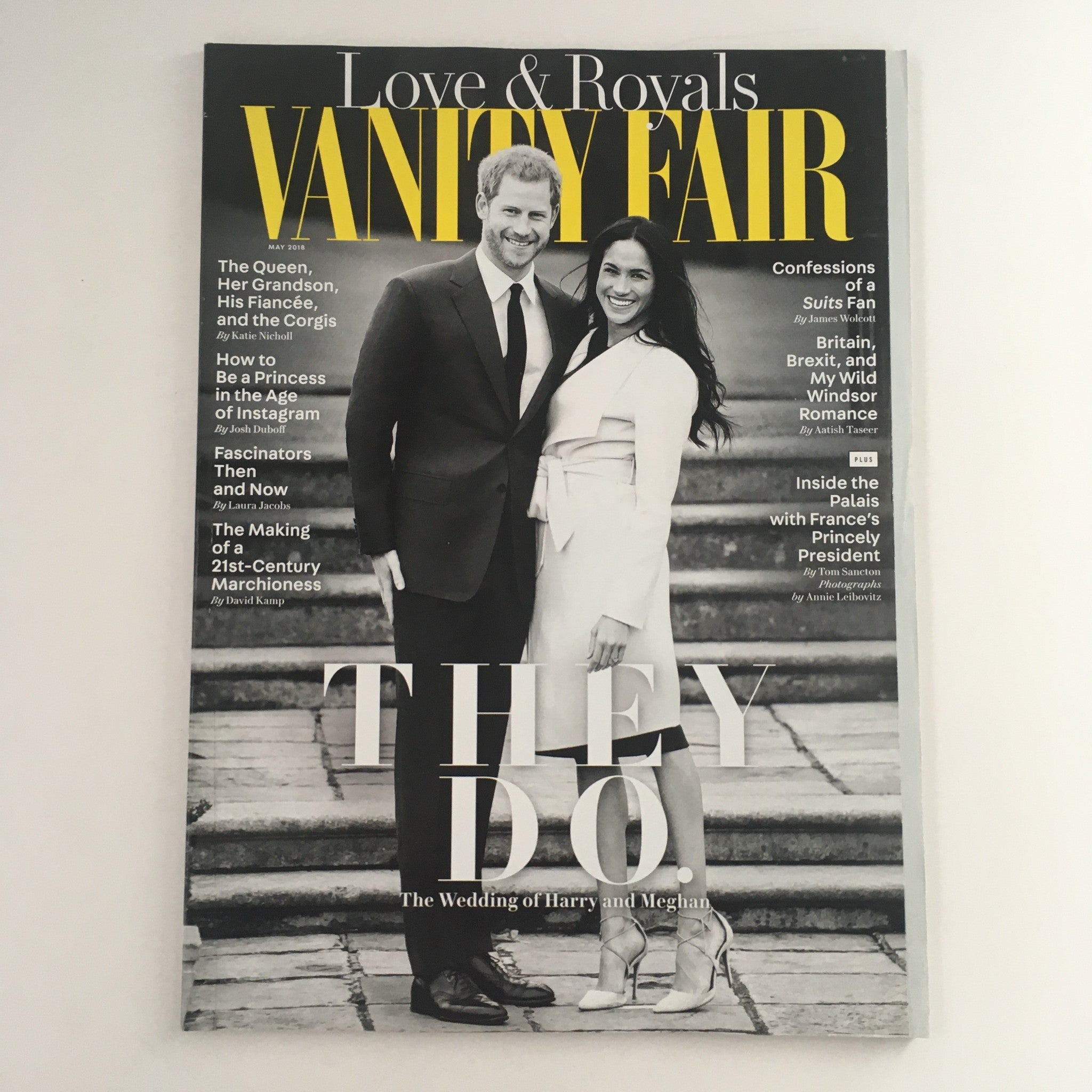 Vanity Fair Magazine May 2018 Prince Harry & Meghan Markle Wedding, No Label