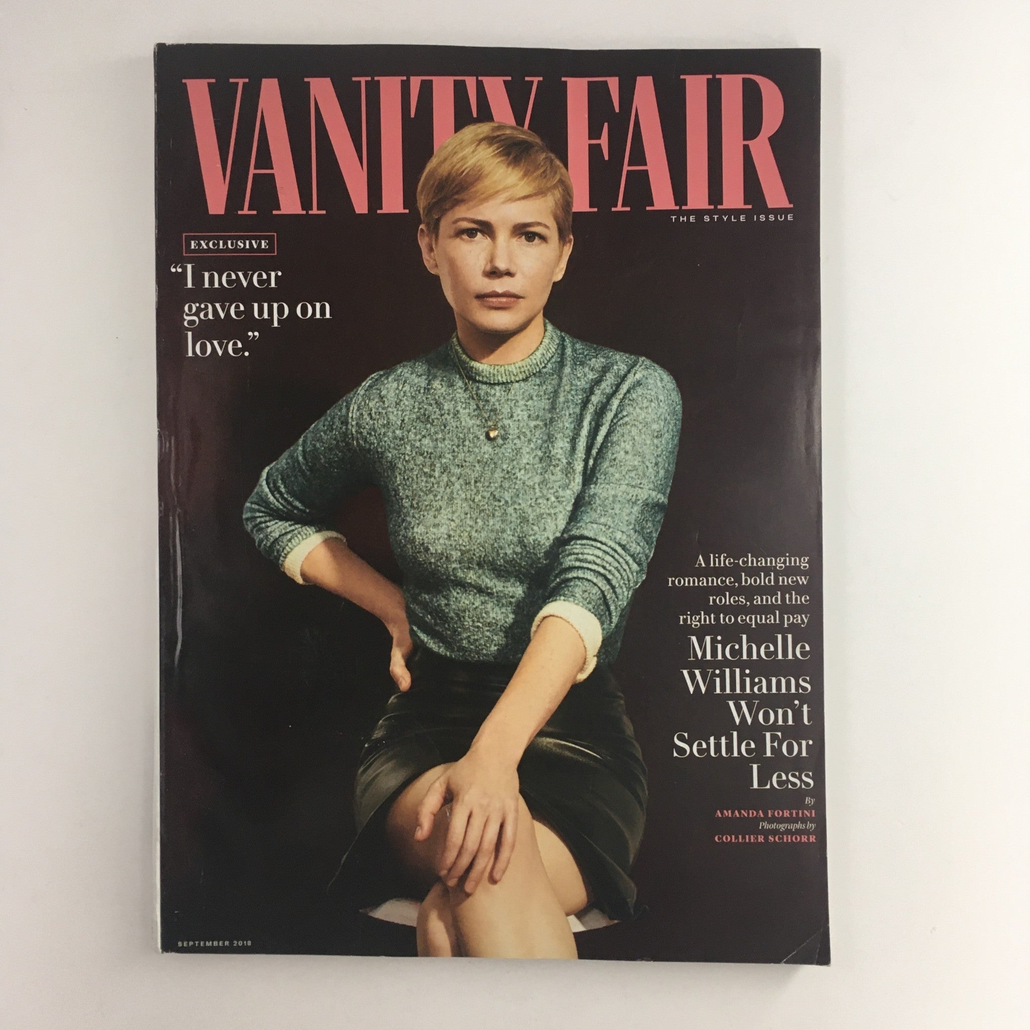 Vanity Fair Magazine September 2018 Actress Michelle Williams, No Label