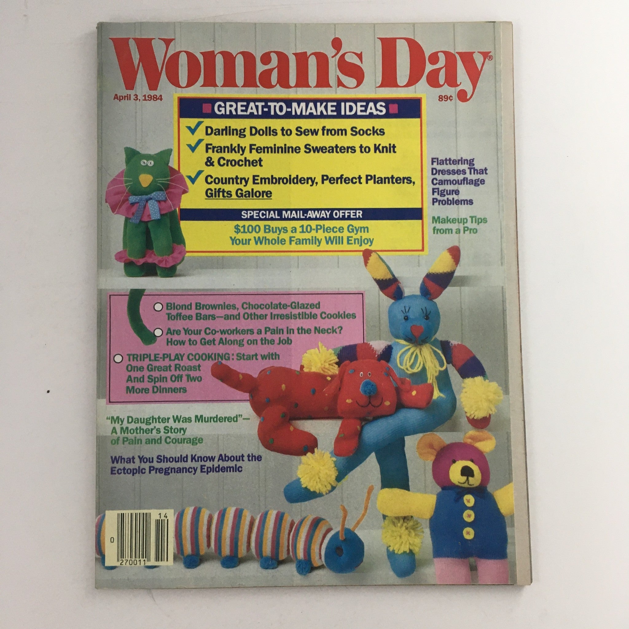 Woman's Day Magazine April 3 1984 A Mother's Story of Pain & Courage, No Label