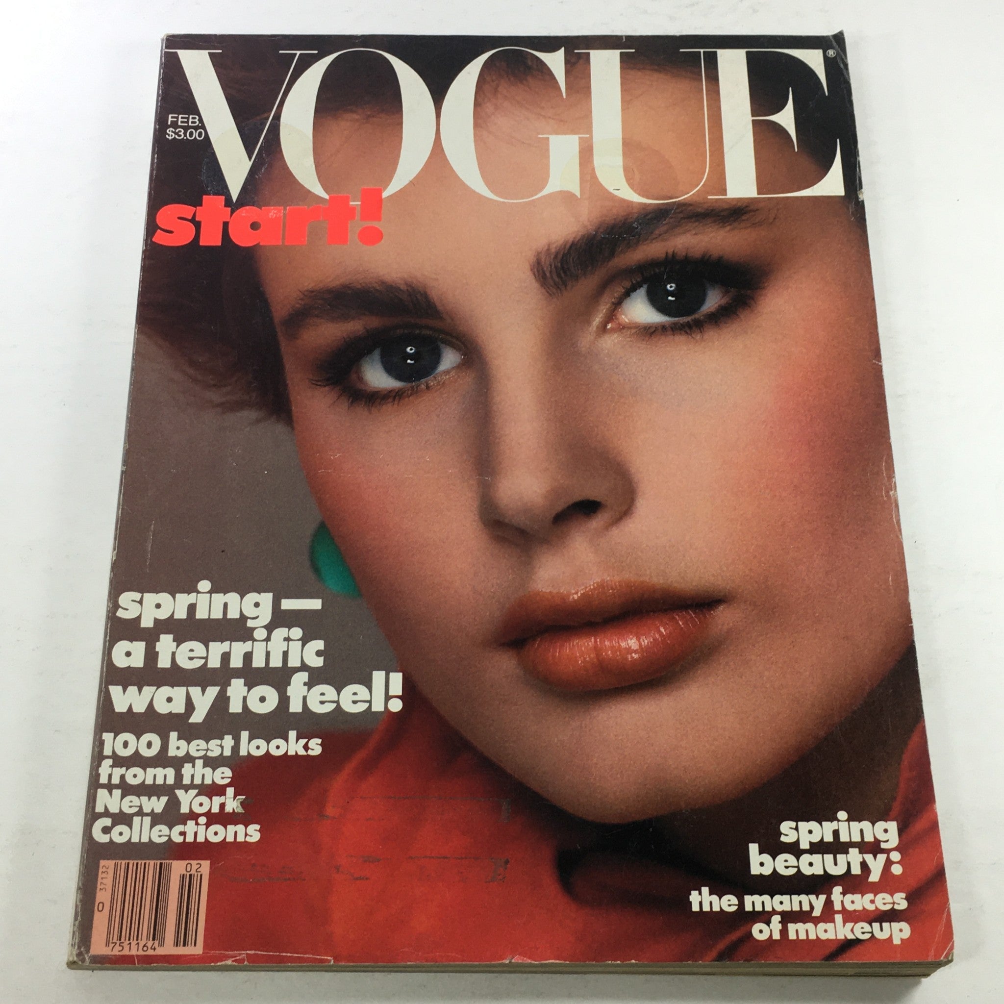 VTG Vogue Magazine: February 1983 - Alexa Singer Cover No Label/Newsstand