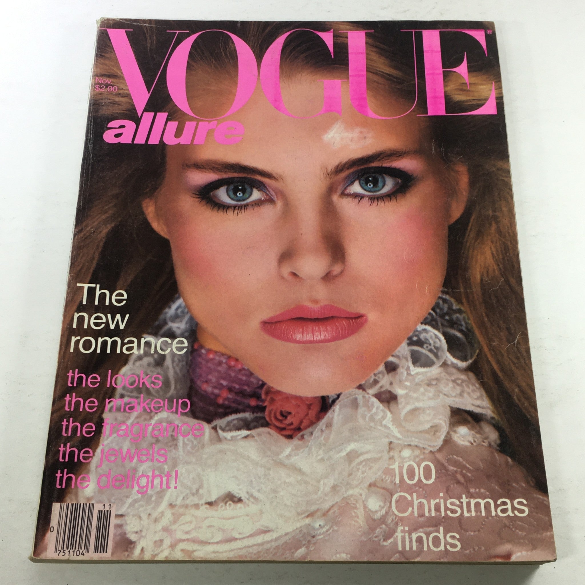 VTG Vogue Magazine: November 1980 - Kim Alexis Front Cover No Label/Newsstand