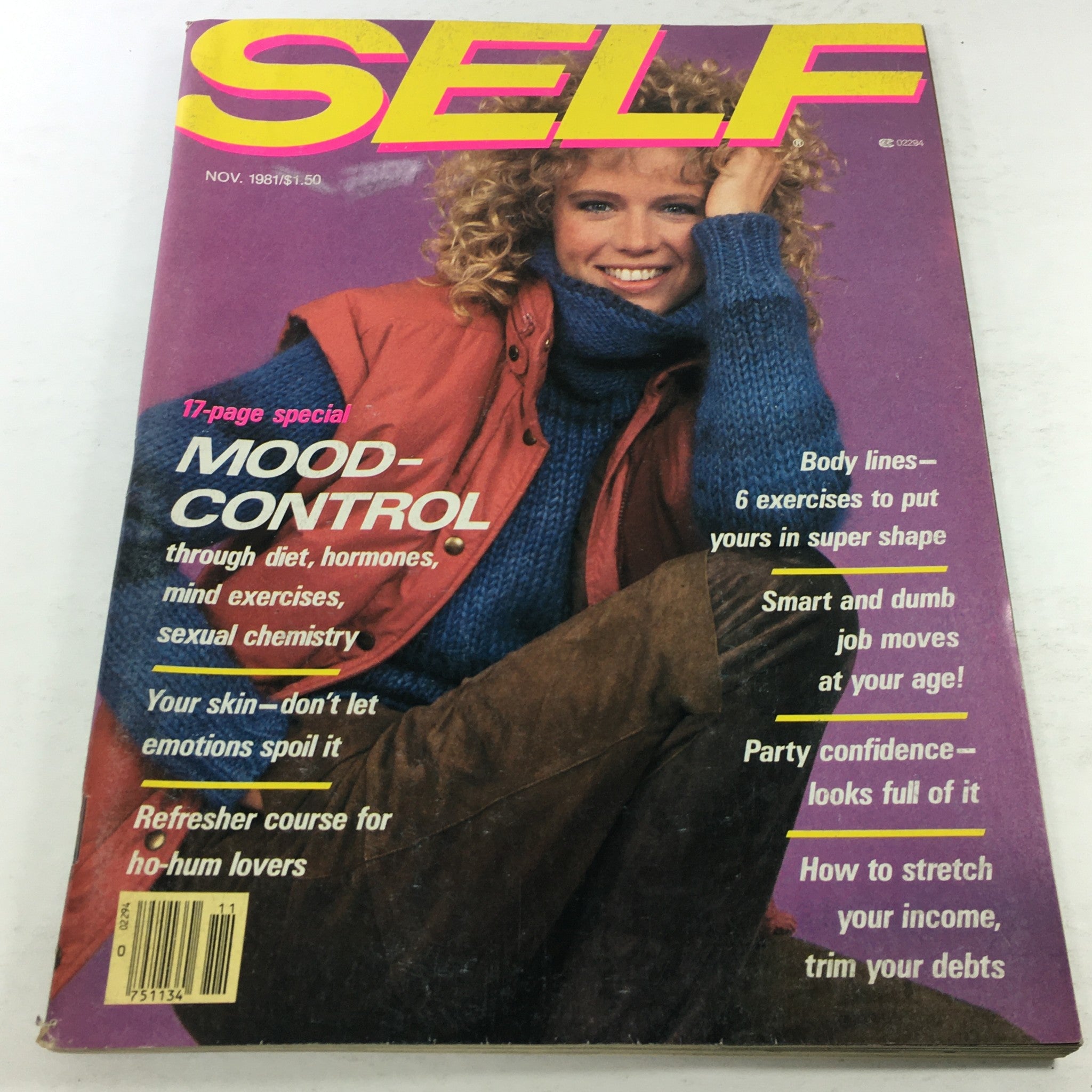 VTG Self Magazine: November 1981 - Mood-Control No Label/Newsstand