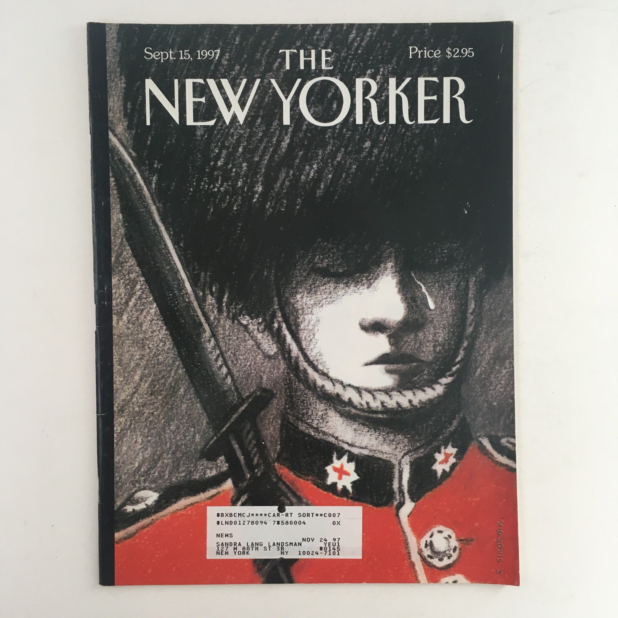 The New Yorker Full Magazine September 15 1997 Last Salute Robert Sikoryak VG