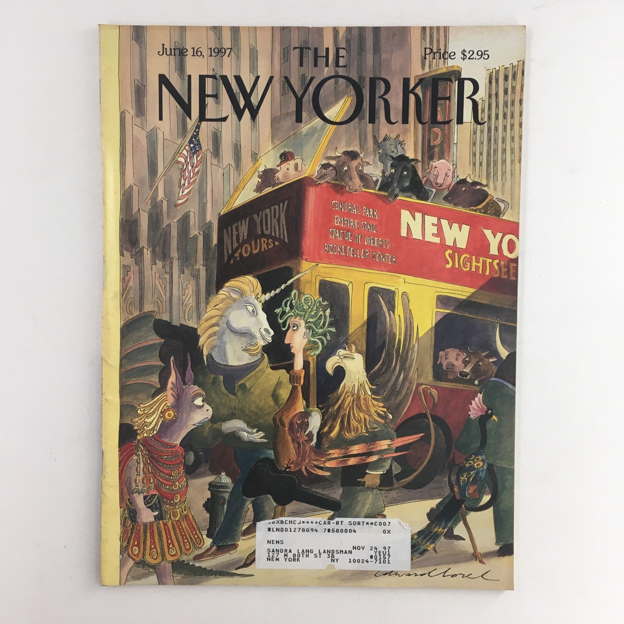 The New Yorker Full Magazine June 16 1997 Walkers, Gawkers by Edward Sorel VG