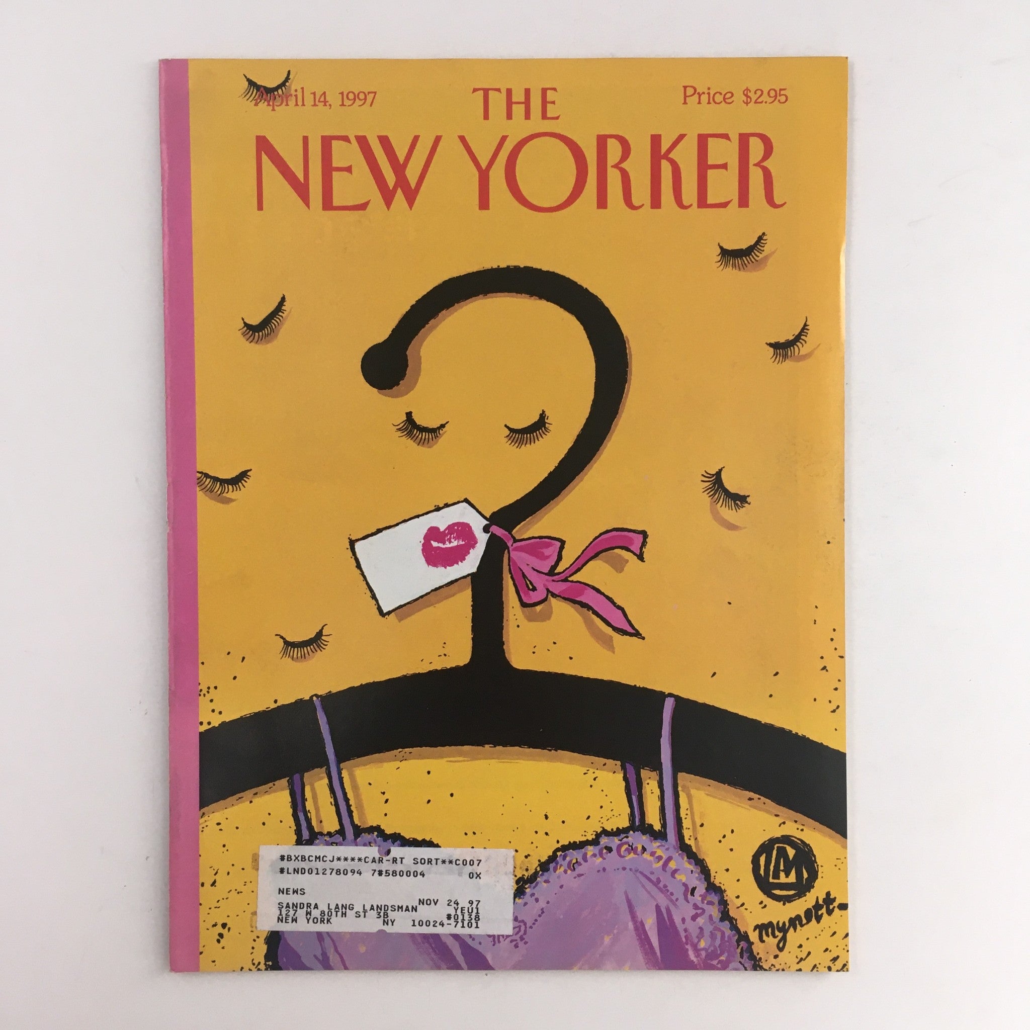 The New Yorker Full Magazine April 14 1997 Fashion Hang-Up by Lawrence Mynott VG