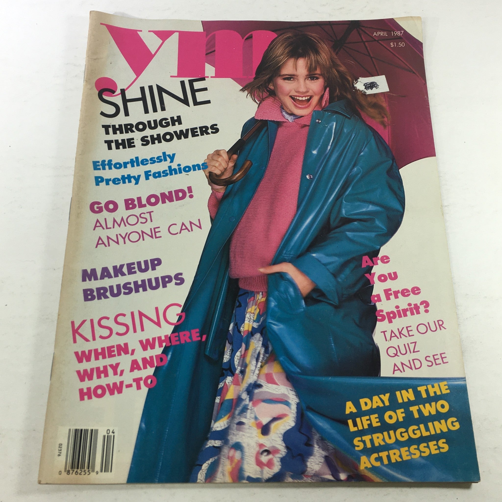 VTG YM Magazine: April 1987 - Retro Fashion 80's No Label/Newsstand