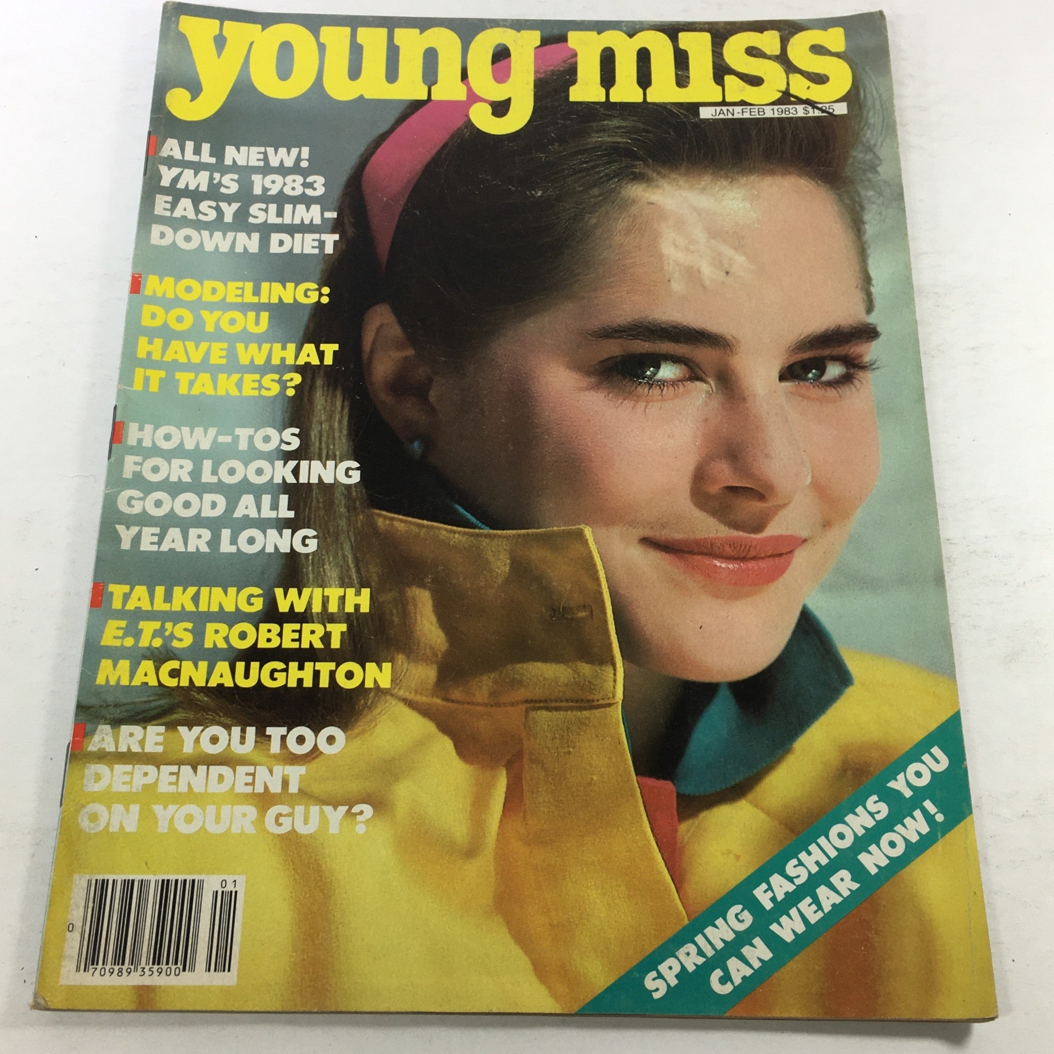 VTG Young Miss Magazine: January-February 1983 - Spring Fashion Issue No Label