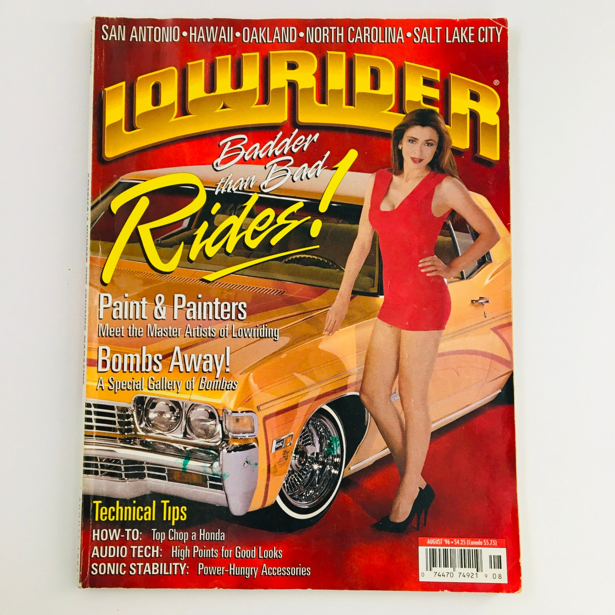 LowRider Magazine August 1996 Meet The Master Artists of Lowriding, No Label