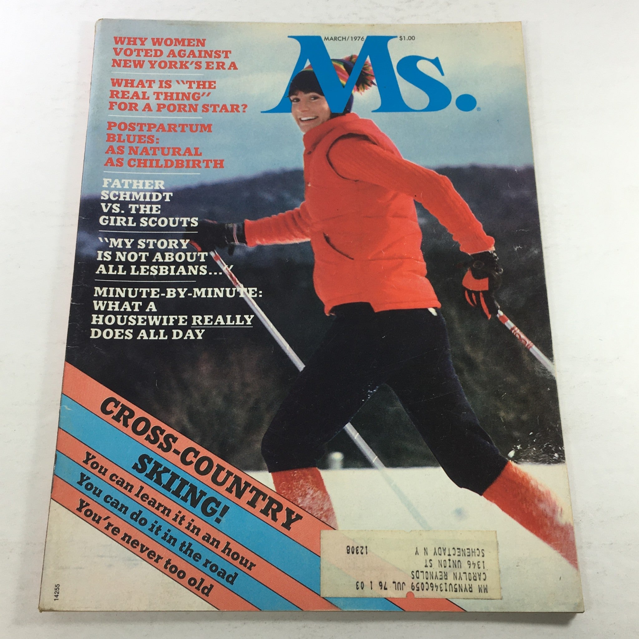 VTG MS. Magazine: March 1976 - Cross-Country Skiing & Father Schmidt Girl Scouts