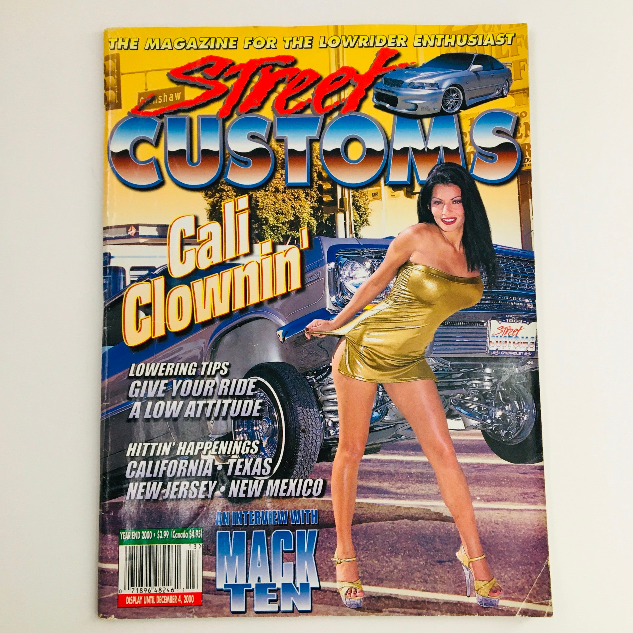 Street Customs Magazine Year End 2000 Cali Clownin' & Lowering Tips, No Label