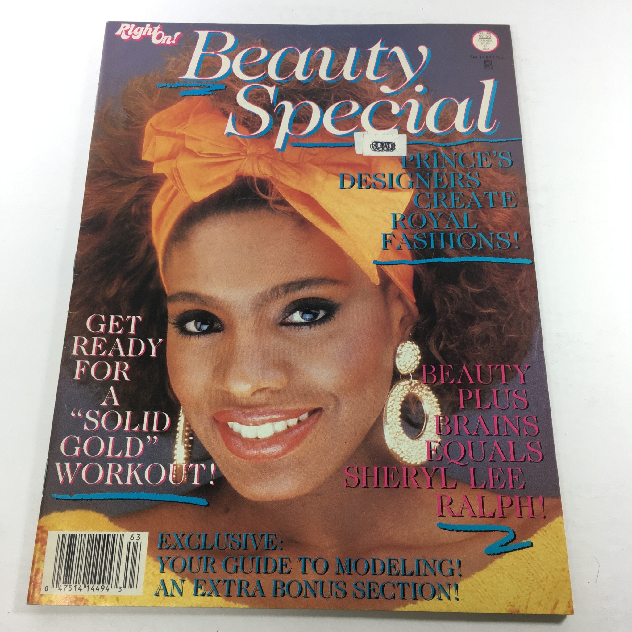 VTG Right On! Beauty Special Magazine: Fall 1986 - Sherly Lee Ralph No Label