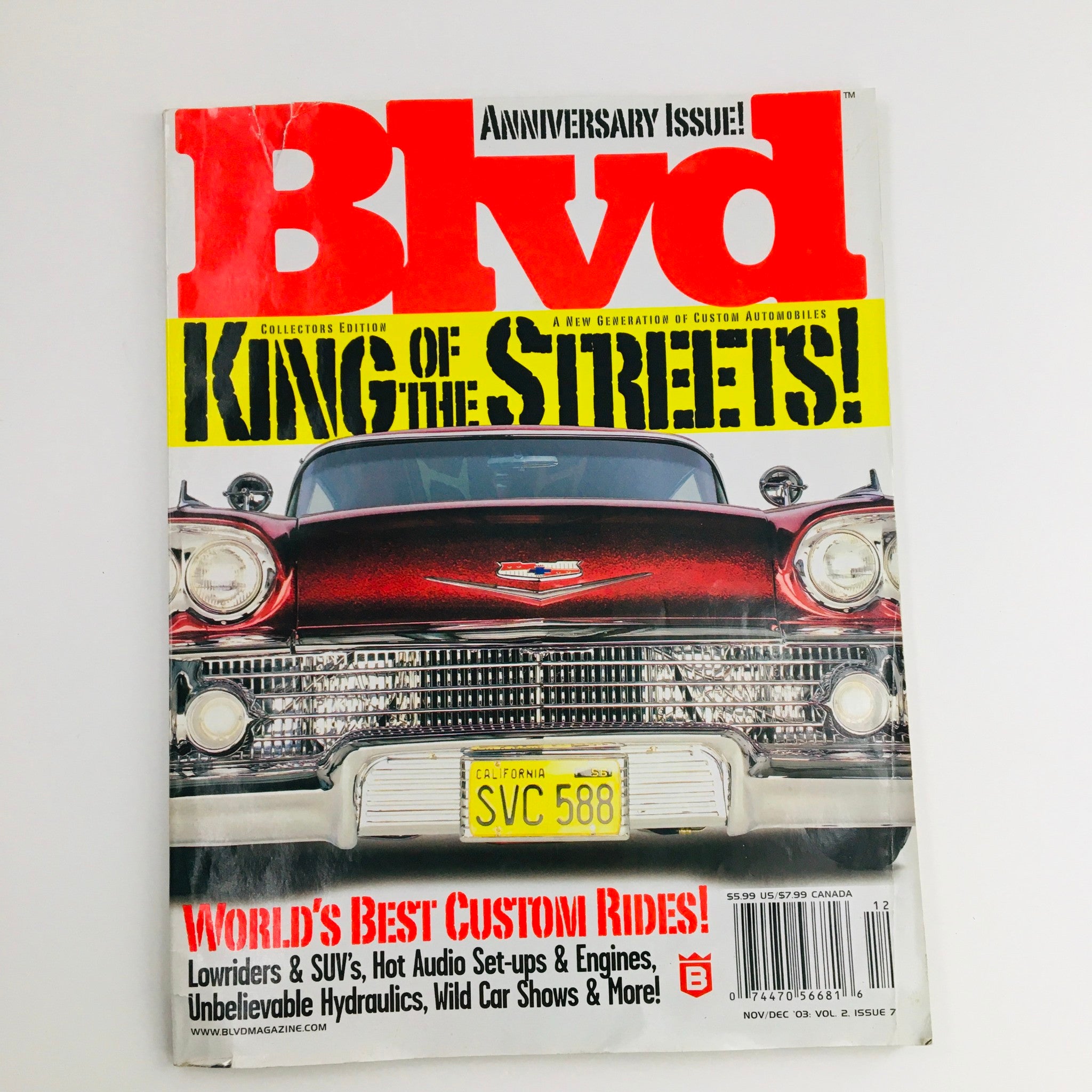 Blvd Magazine November 2003 Collectors Edition King of the Streets, No Label