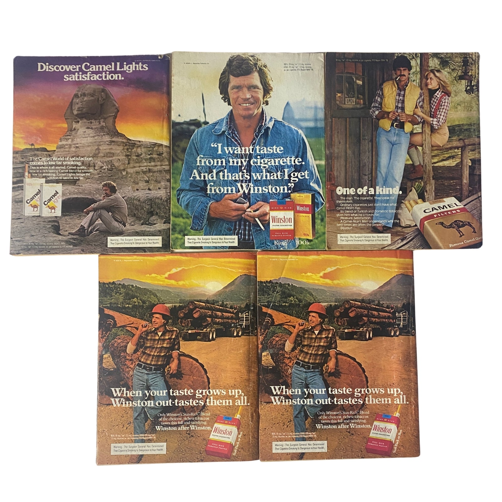 Lot of 5 1970s-1980s Master Detective and True Detective Magazine