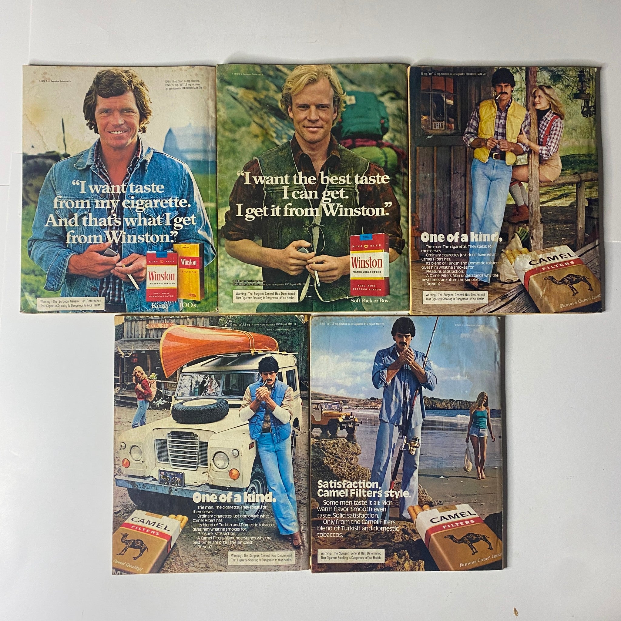 Lot of 5 1980s Inside Detective Magazine