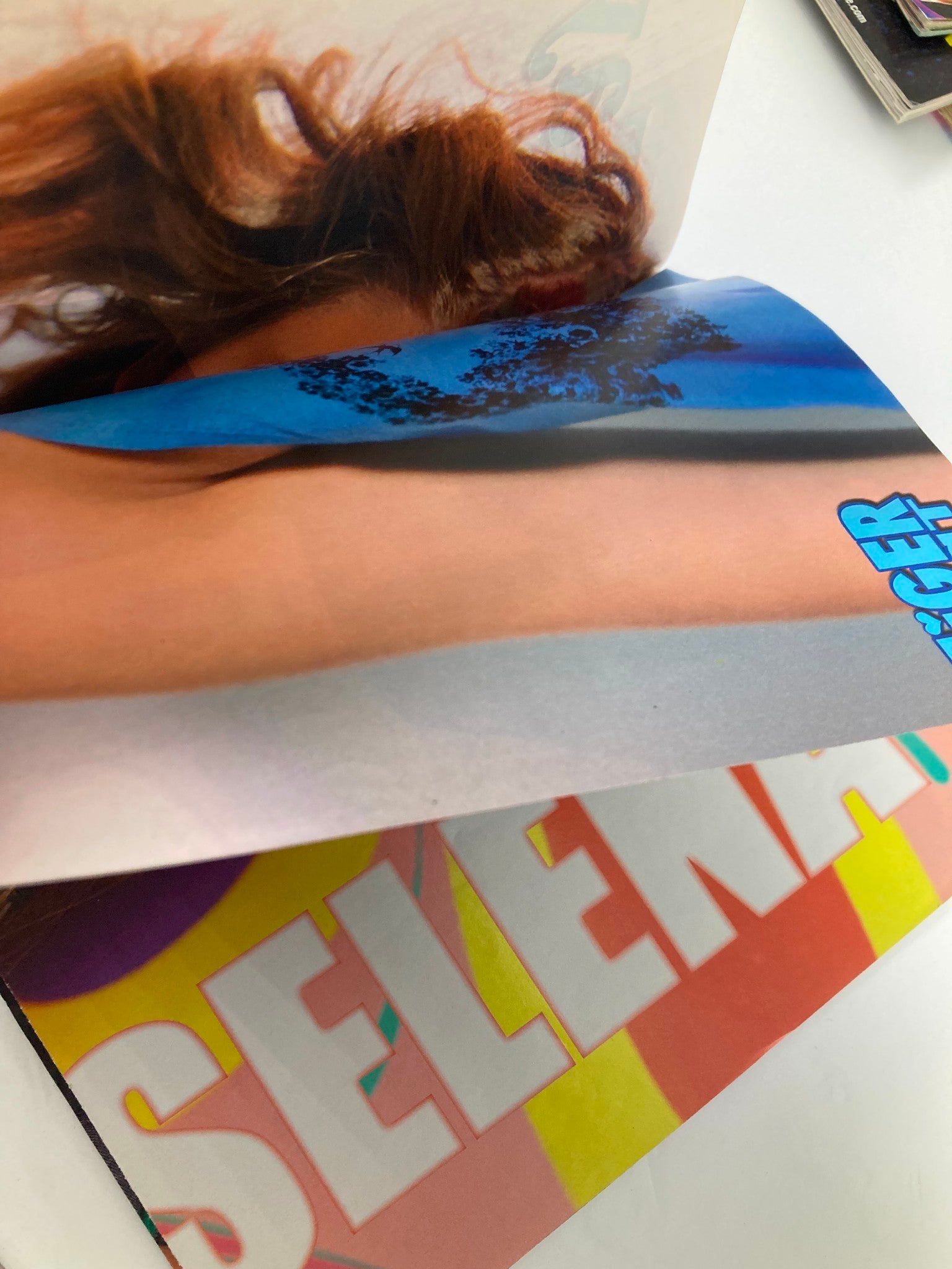 Tiger Beat Magazine September 2010, showcasing an artistic layout featuring Selena Gomez, emphasizing the magazine's creative design and pop culture appeal.