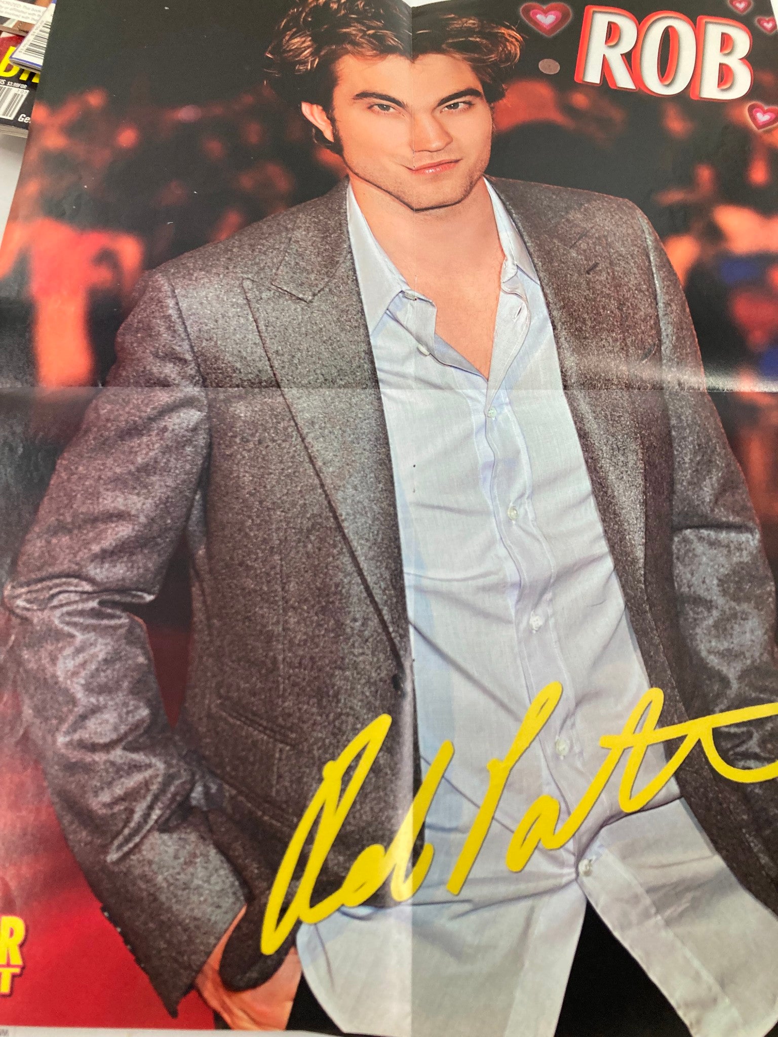 Tiger Beat Magazine September 2010 features a stylish poster of Robert Pattinson, emphasizing his popularity during this period in pop culture.
