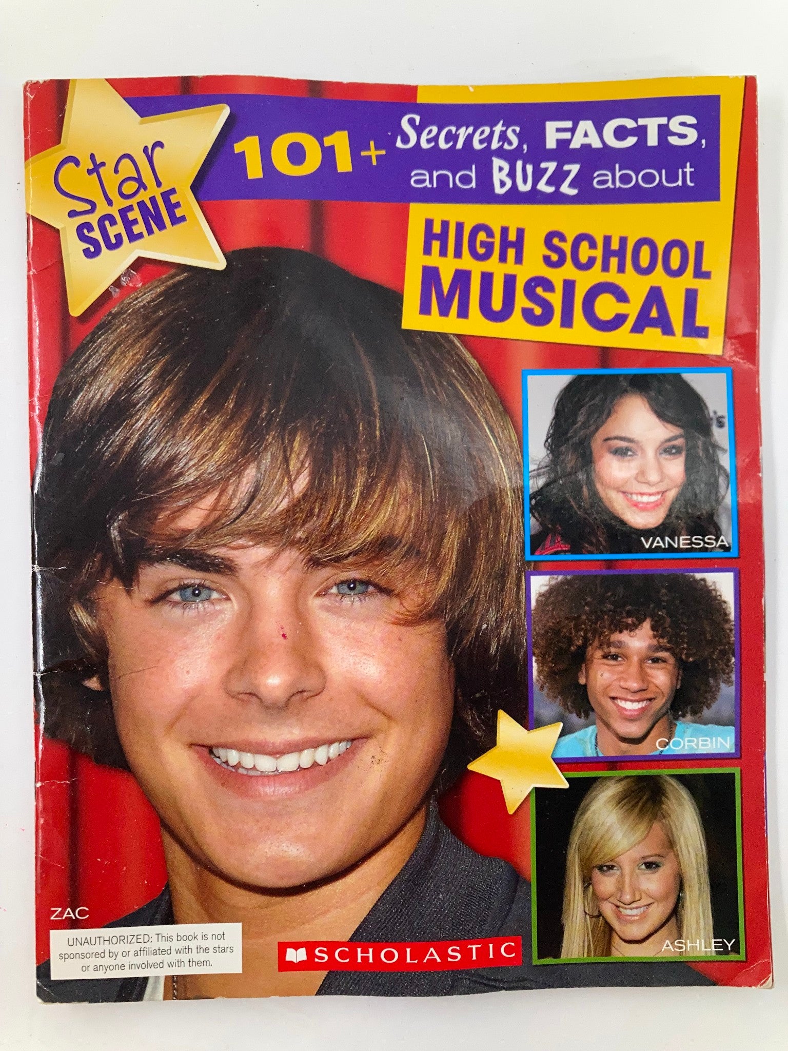 2007 Star Scene High School Musical Zac Efron, Vanessa Hudgens & Ashley Tisdale