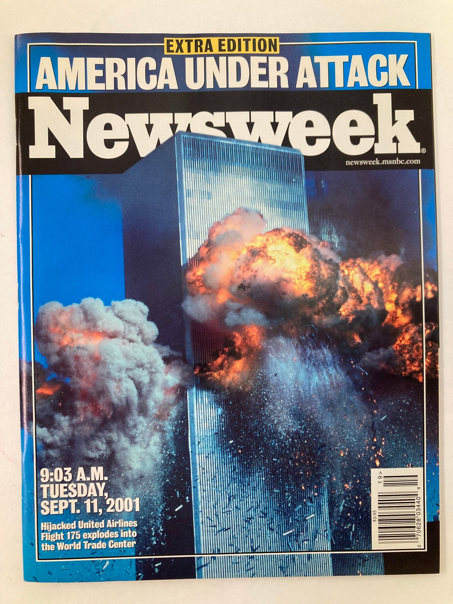 Newsweek Magazine Extra September 11 2001 America Under Attack VG No Label 9/11