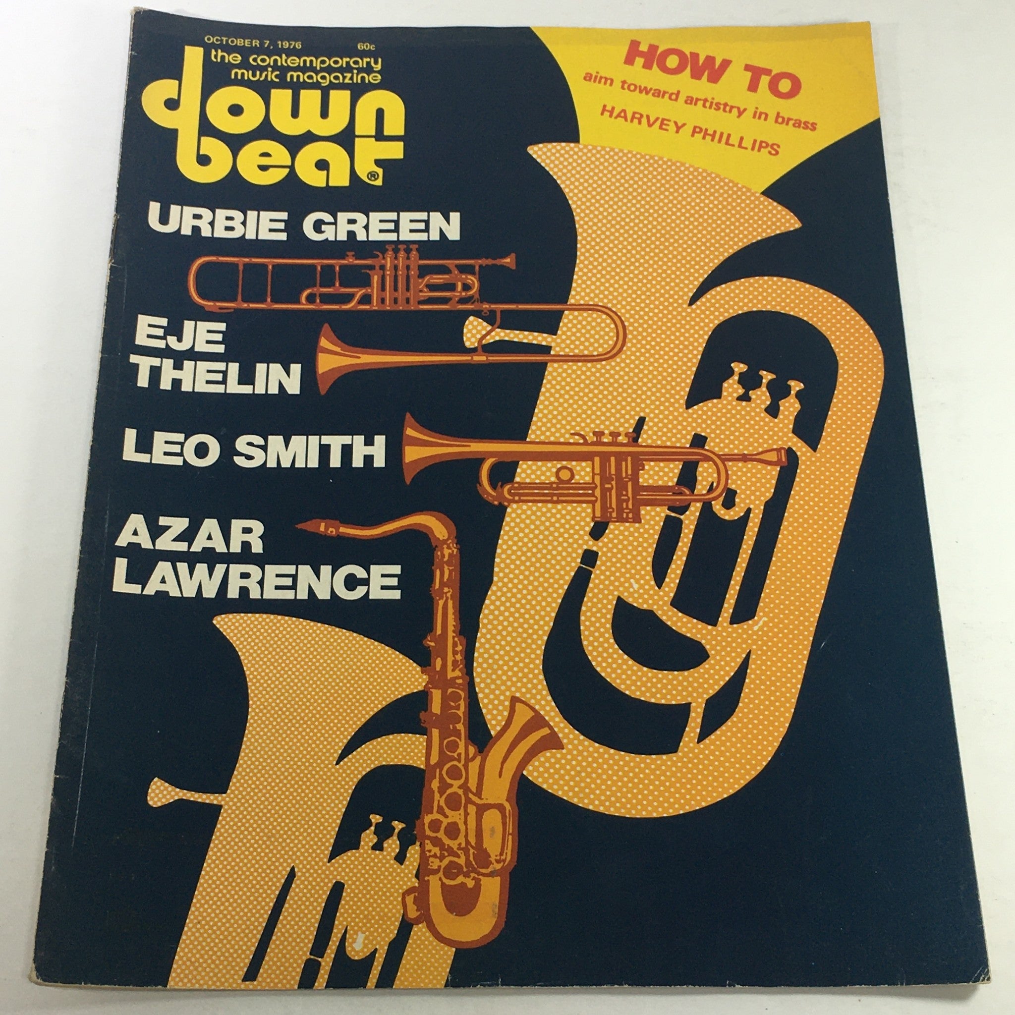 VTG Down Beat Magazine: October 7 1976 - Eje Thelin, Leo Smith & Azar Lawrence