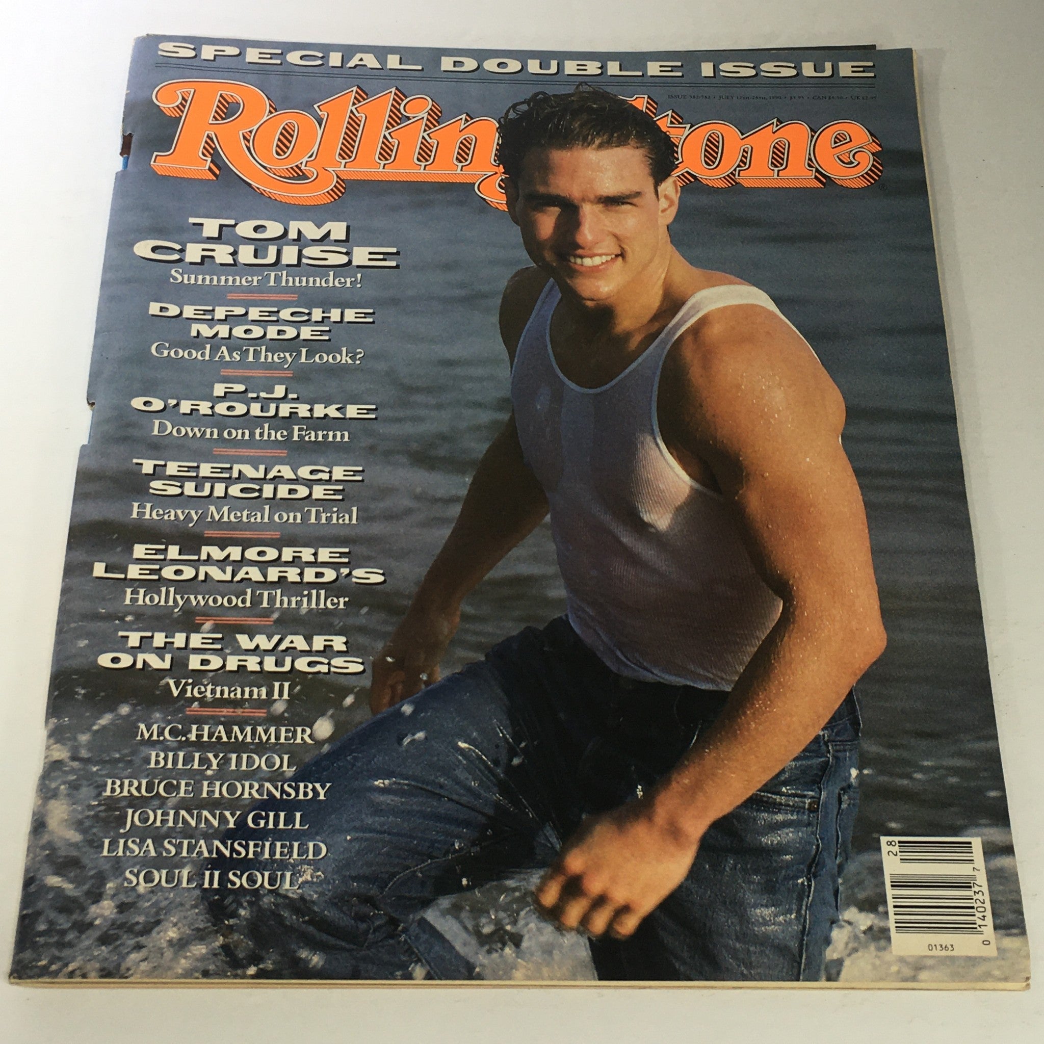 VTG Rolling Stone Magazine: July 12-26 1990 - Tom Cruise Summer Thunder No Label