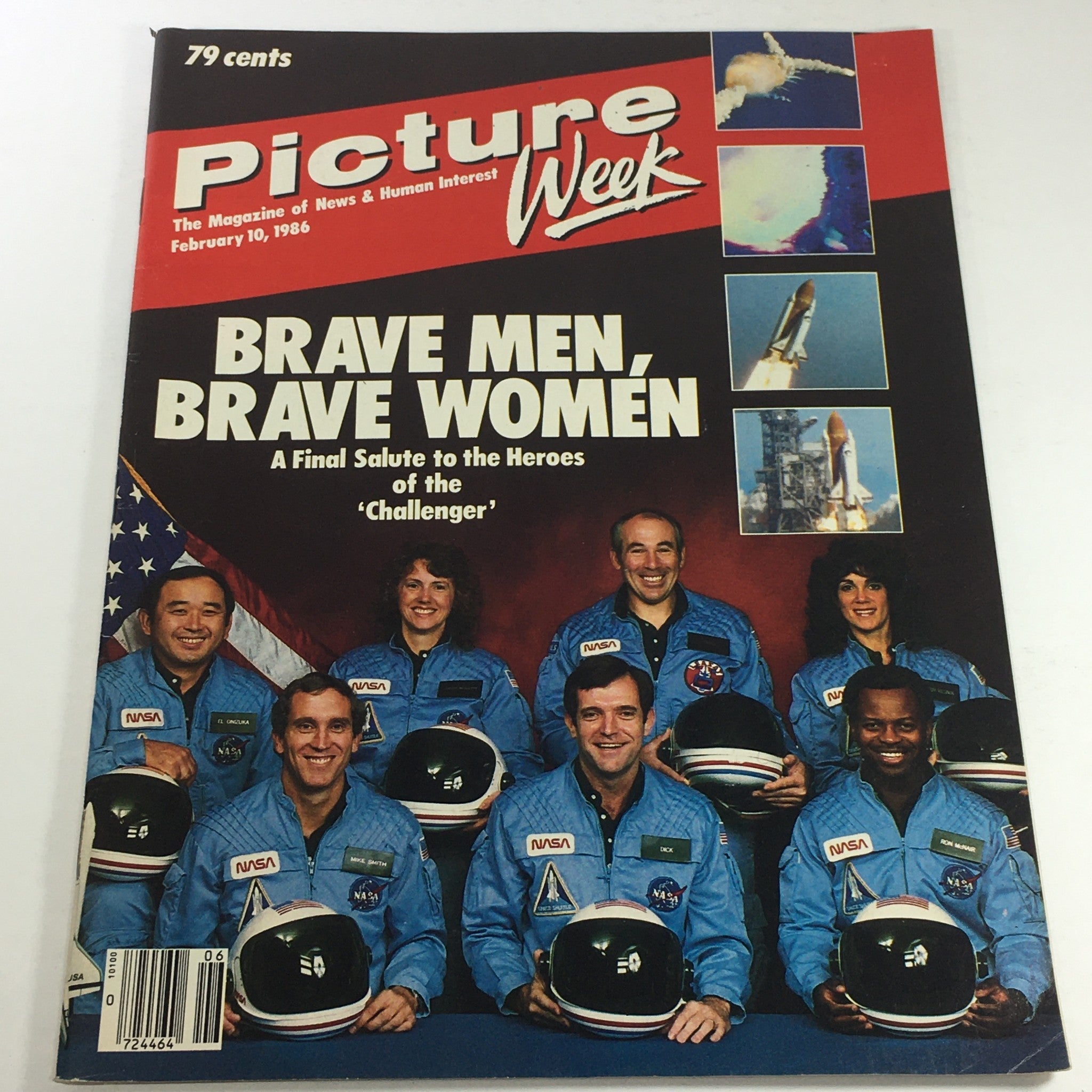 VTG Picture Week Magazine: February 10 1986 - Brave Men & Women Astronauts