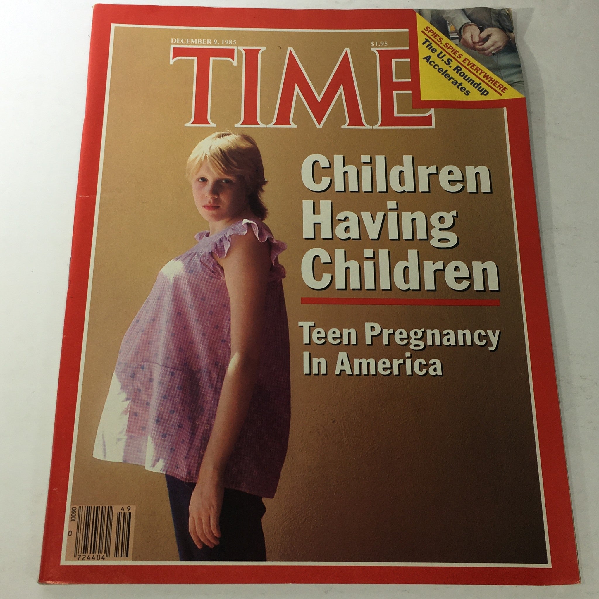 VTG Time Magazine: December 9 1985 - Teen Pregnancy In America No Label