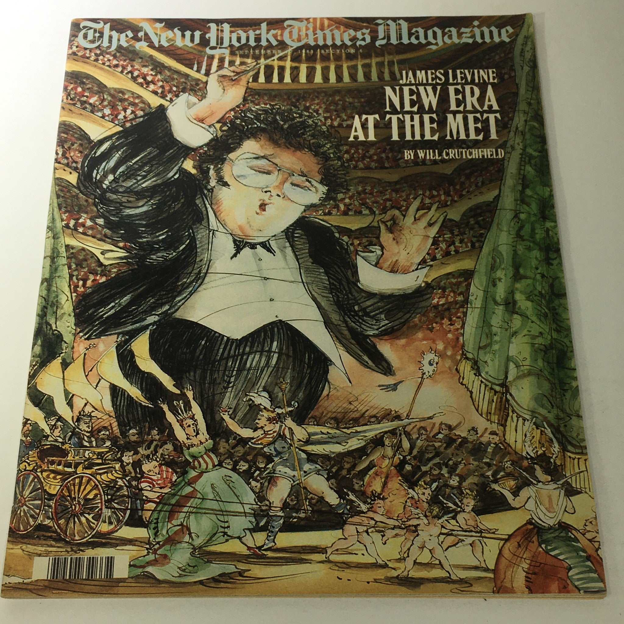 VTG The New York Times Magazine: September 22 1985 - James Levine New Era At Met