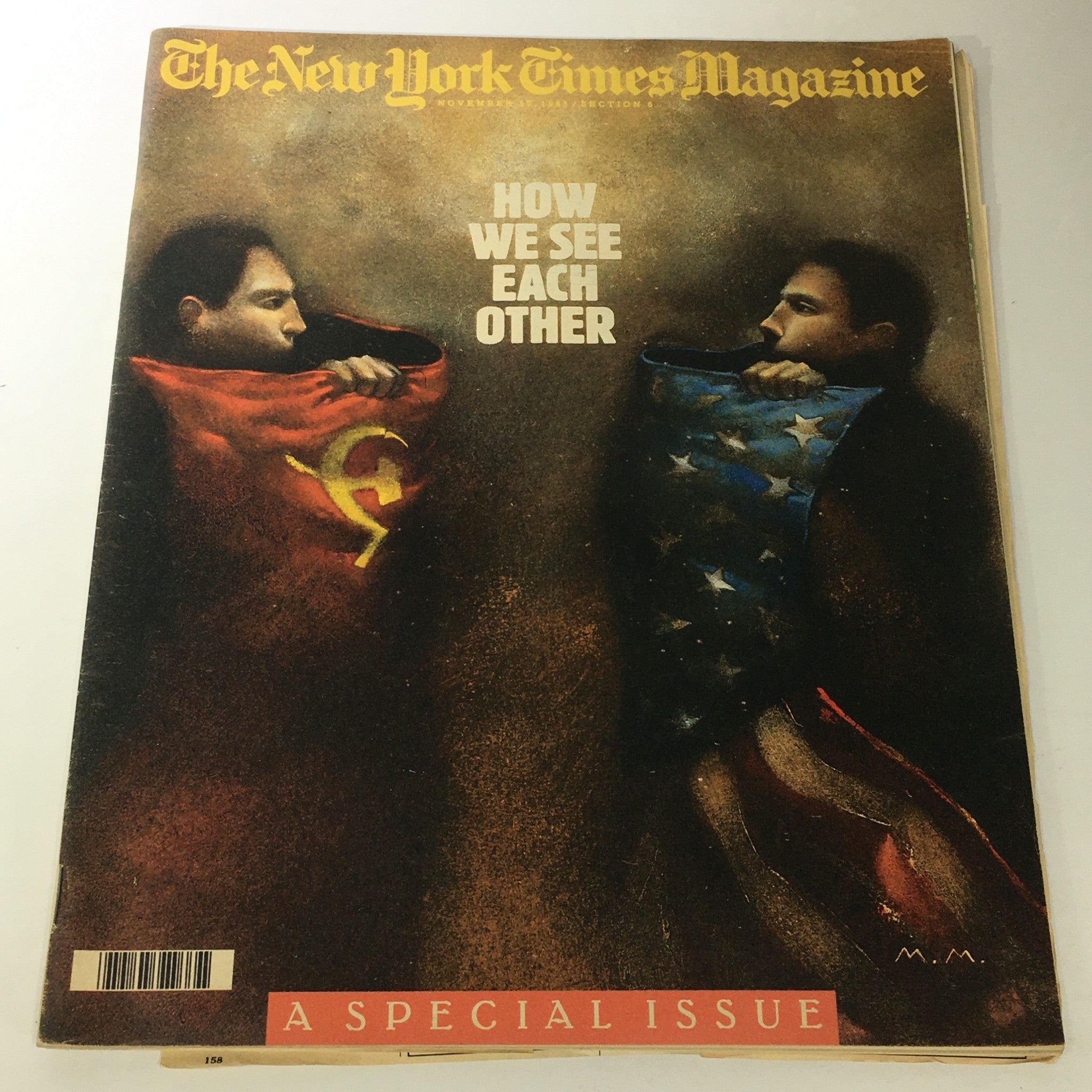 VTG The New York Times Magazine: November 10 1985 - How We See Each Other by MM