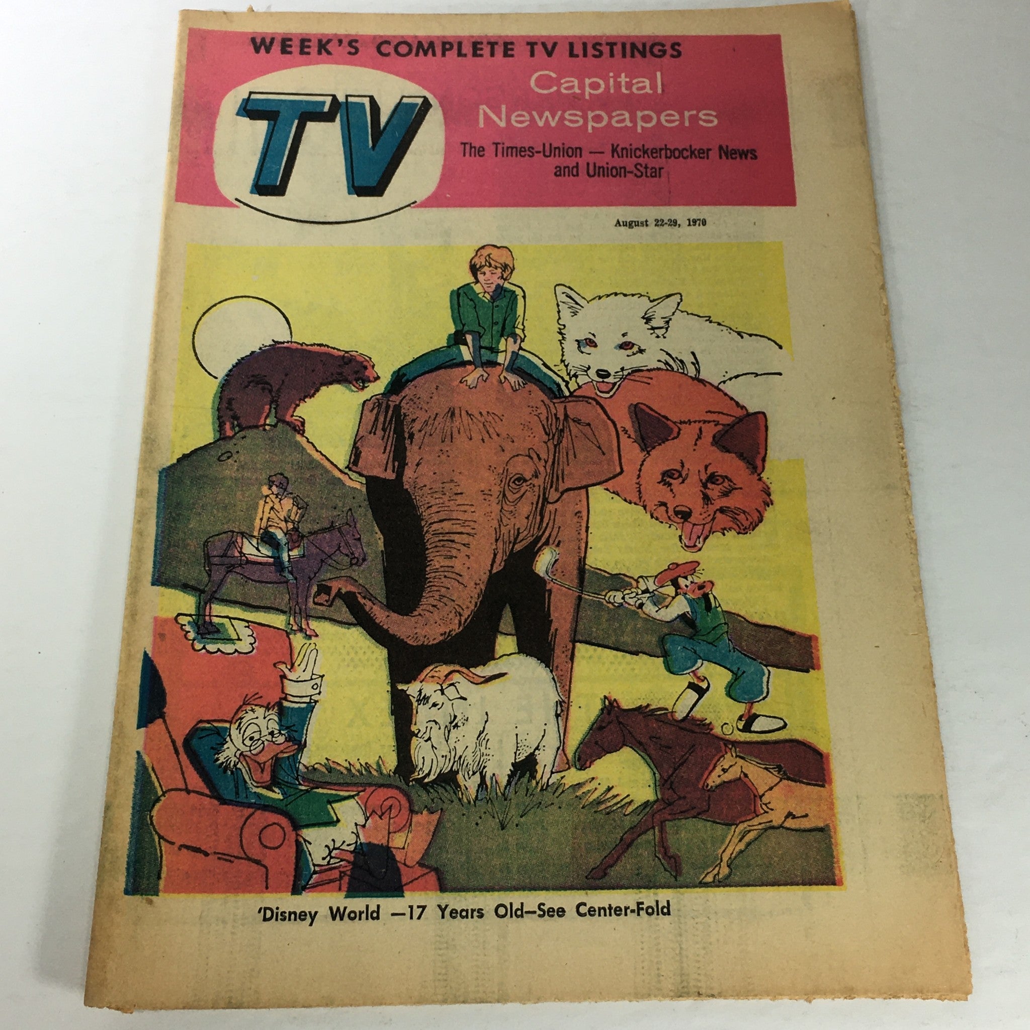 VTG TV Capital Newspapers: August 22-29 1970 - Disney World At 17 Years Old