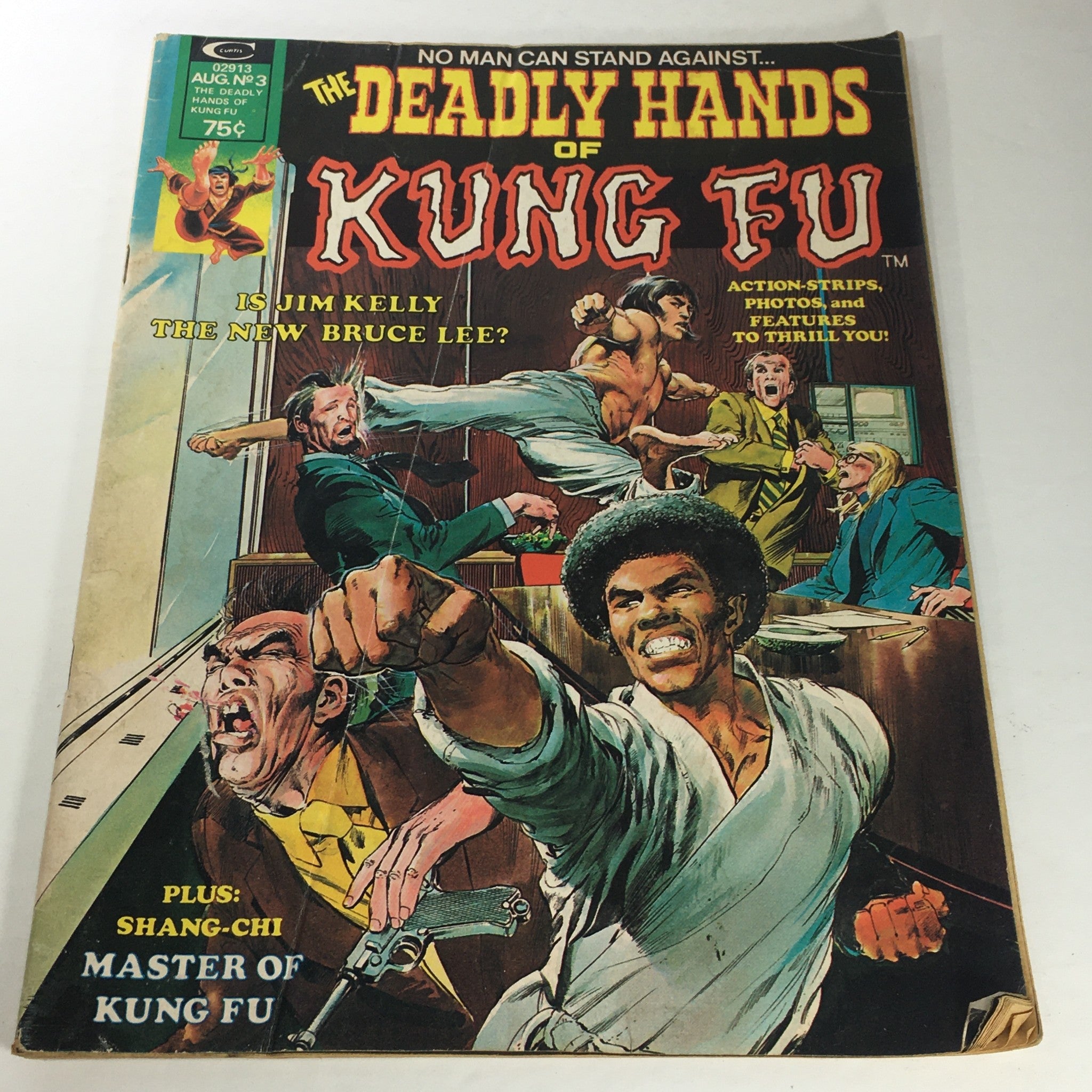 VTG The Deadly Hands of Kung Fu No. 3 Comics August 1974 Plus Master Of Kung Fu