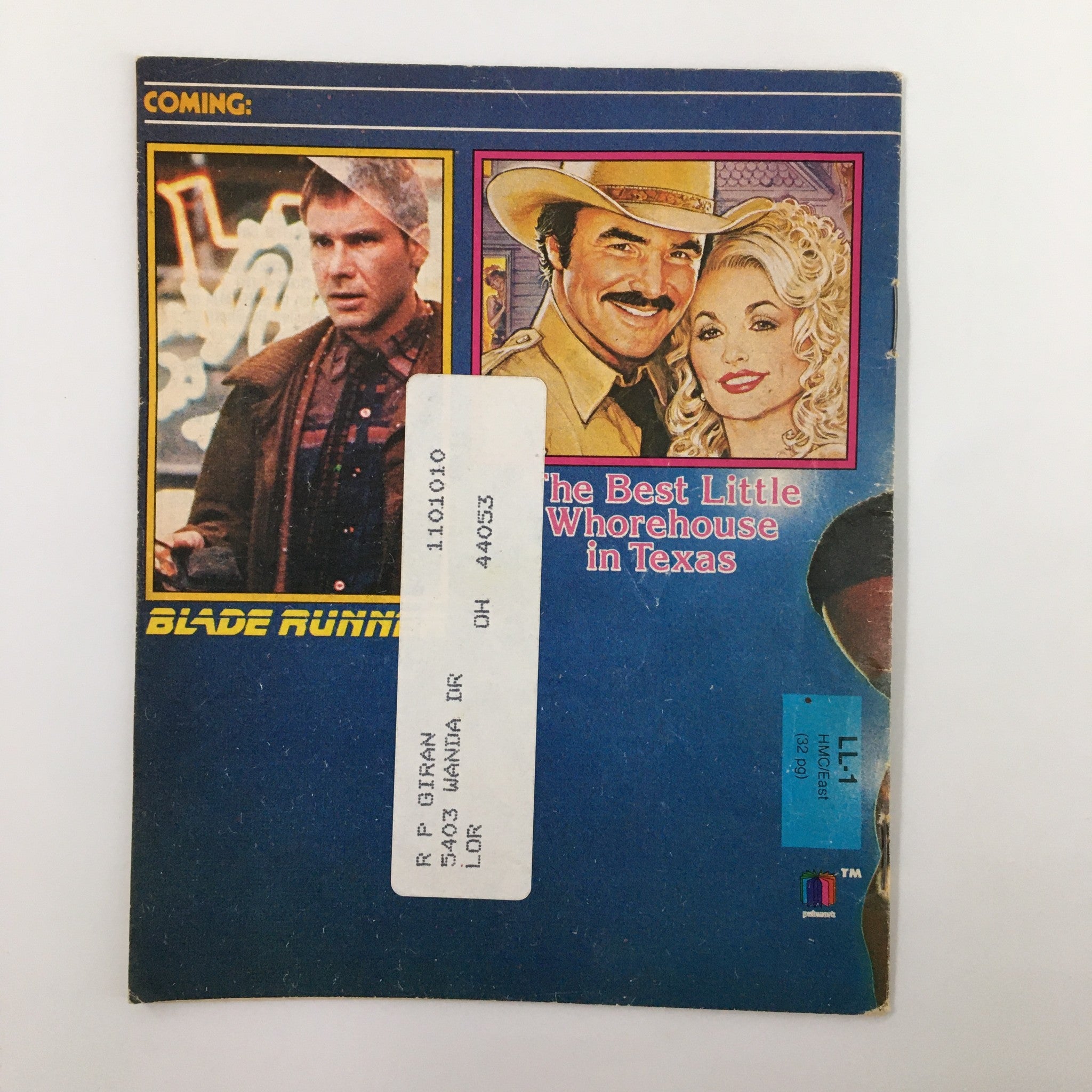 VTG Premium Channels Mini Magazine July 1983 Sylvester Stallone, Carl Weathers