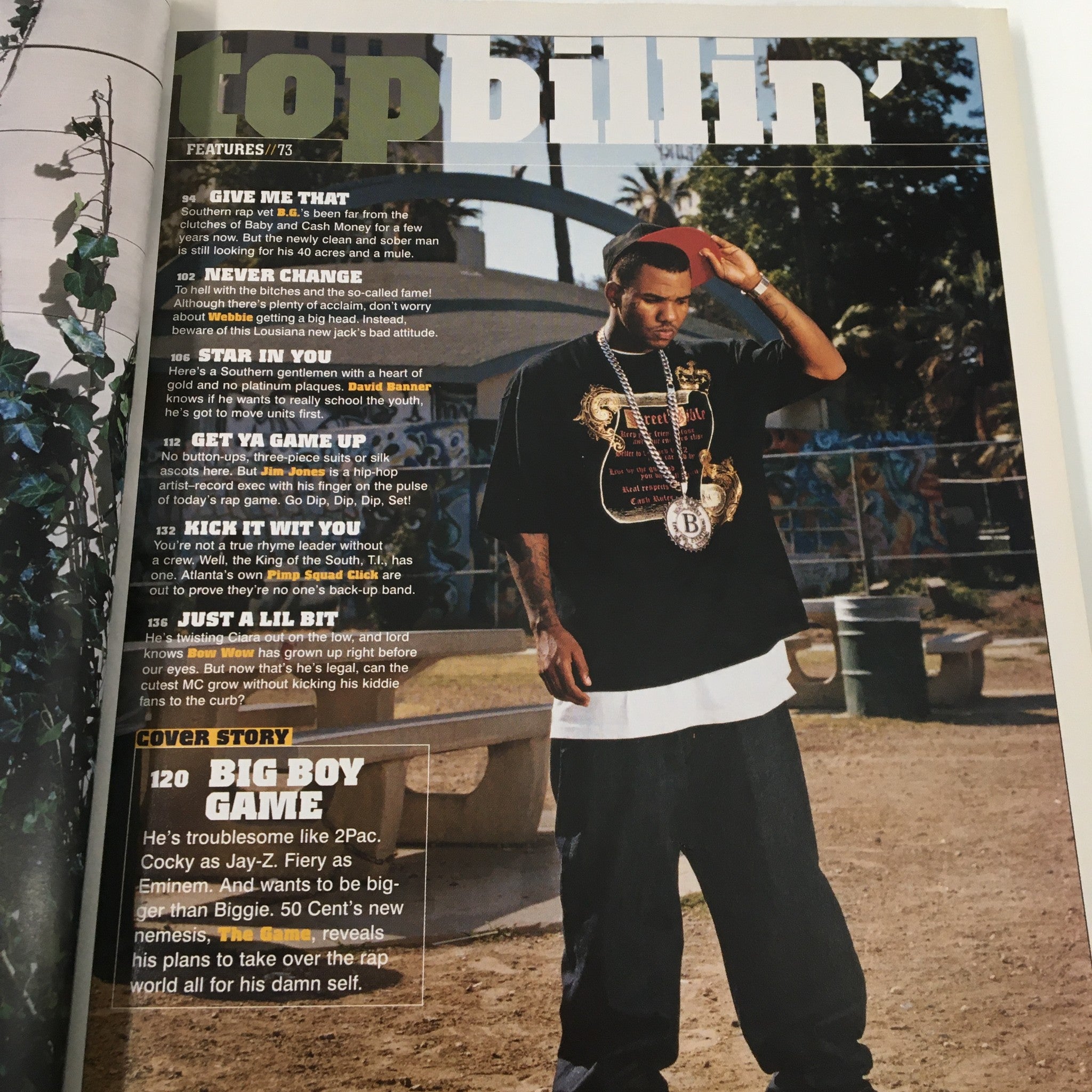 XXL Magazine September 2005 The Game Troublesome, David Banner No Label