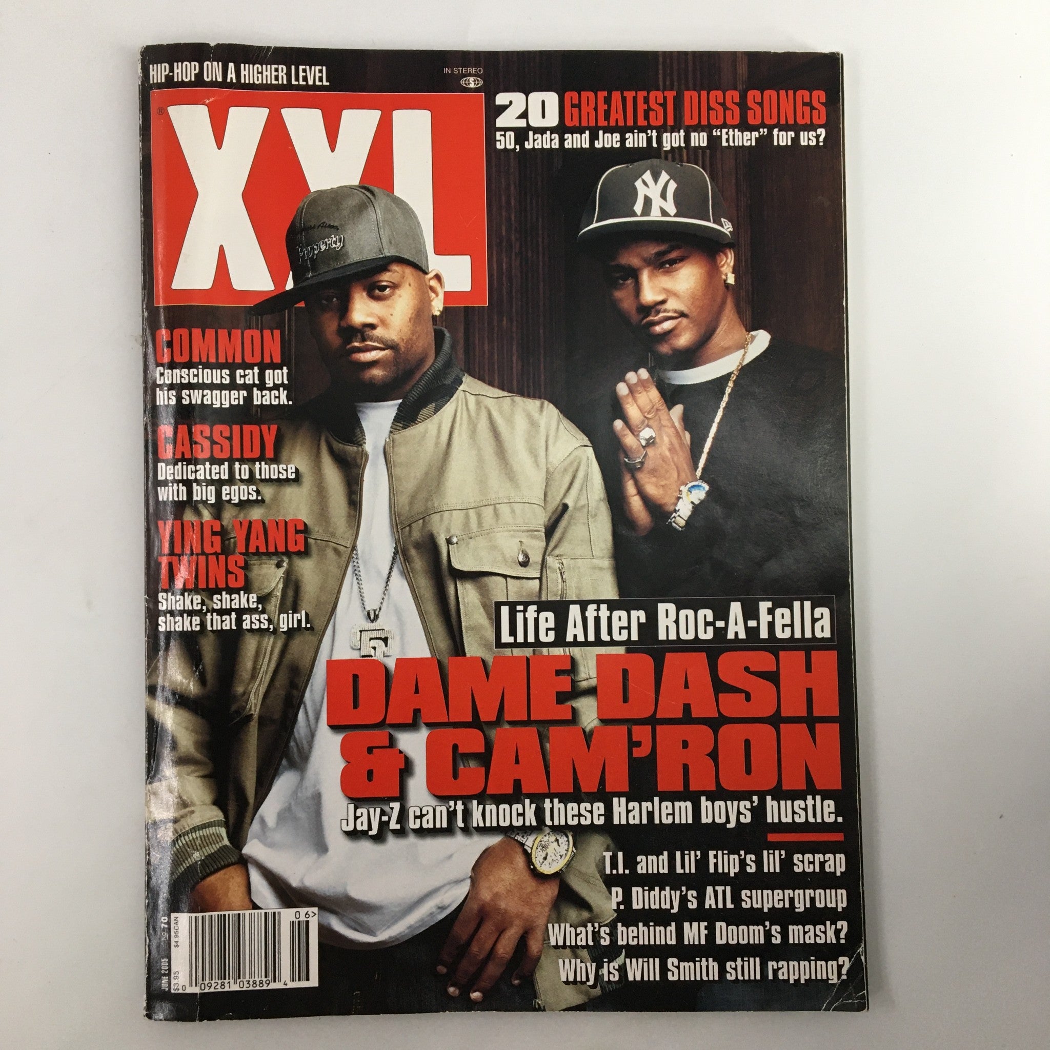 XXL Magazine June 2005 Dame Dash and Cam'ron Life After Roc-A-Fella No Label