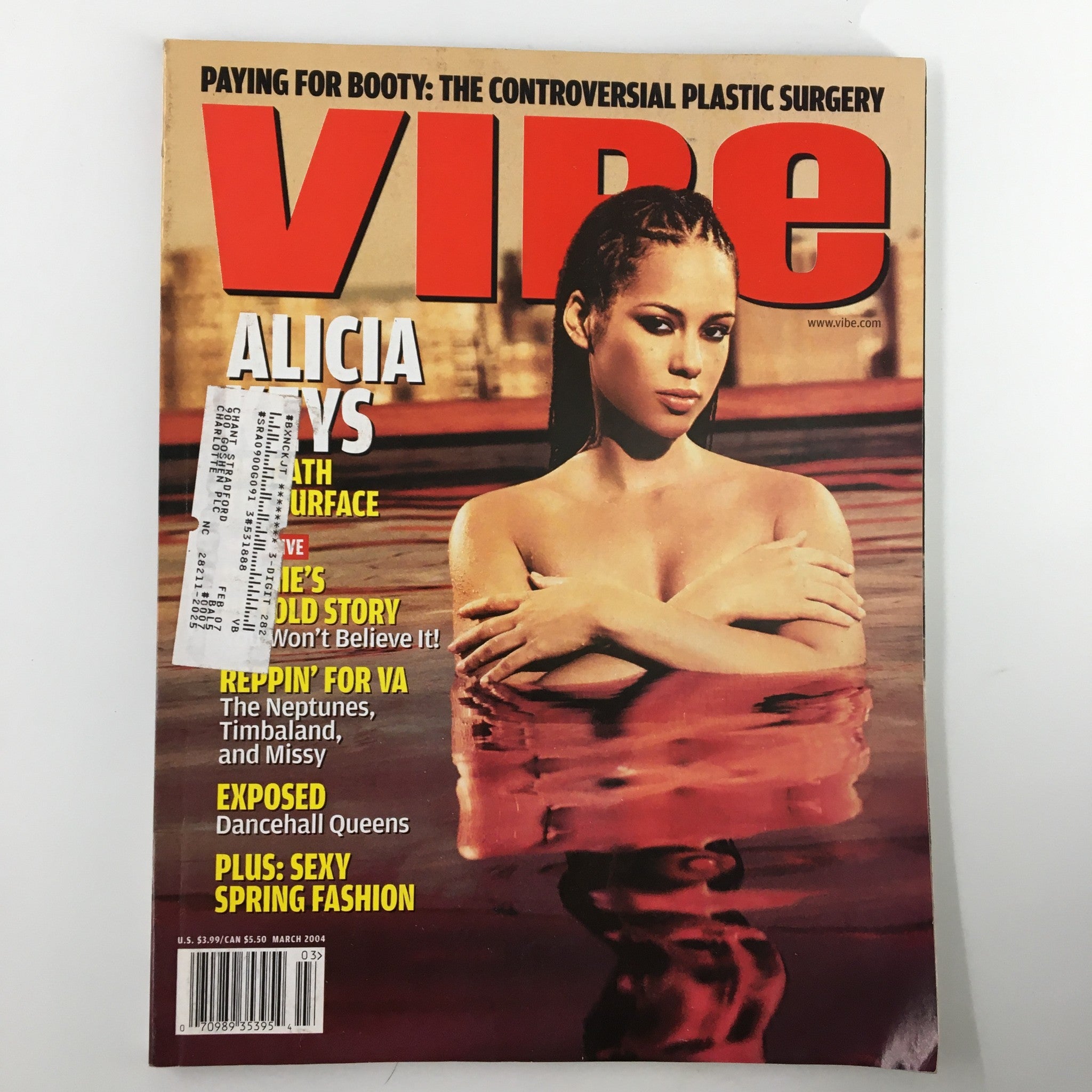 VIBE Magazine March 2004 Alicia Keys, The Neptunes, Timbaland & Missy Elliott