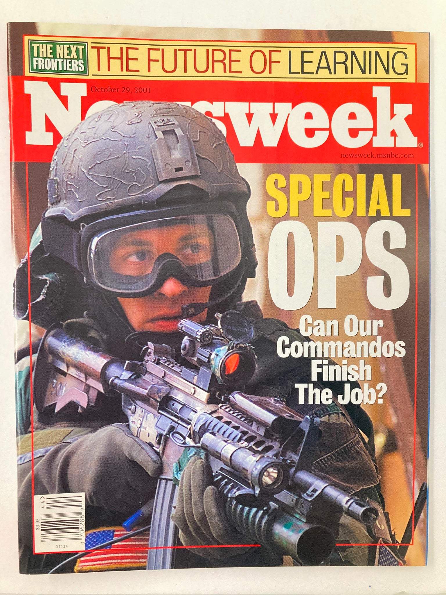 Newsweek Magazine October 29 2001 Can Our Commandos Finish The Jobs No Label VG