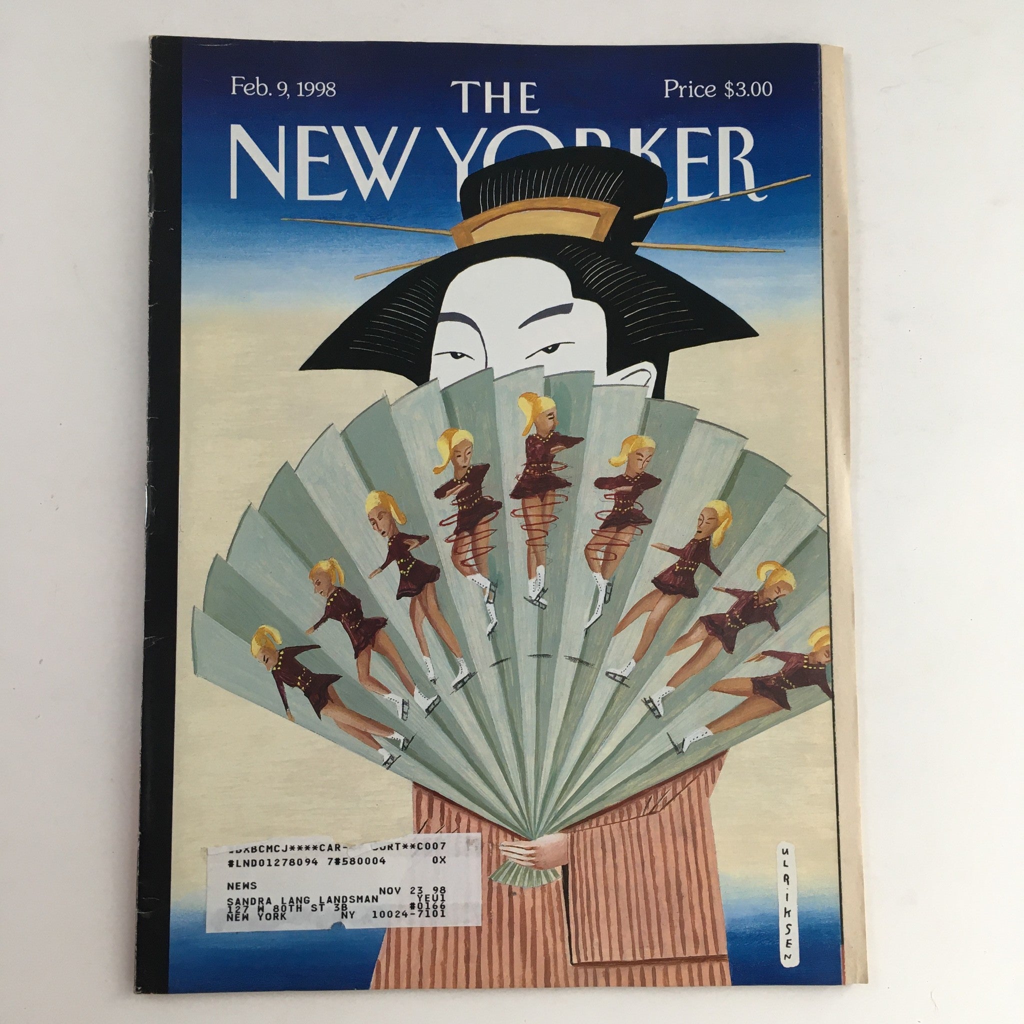 The New Yorker Full Magazine February 9 1998 Japan's Geisha by Mark Ulriksen VG