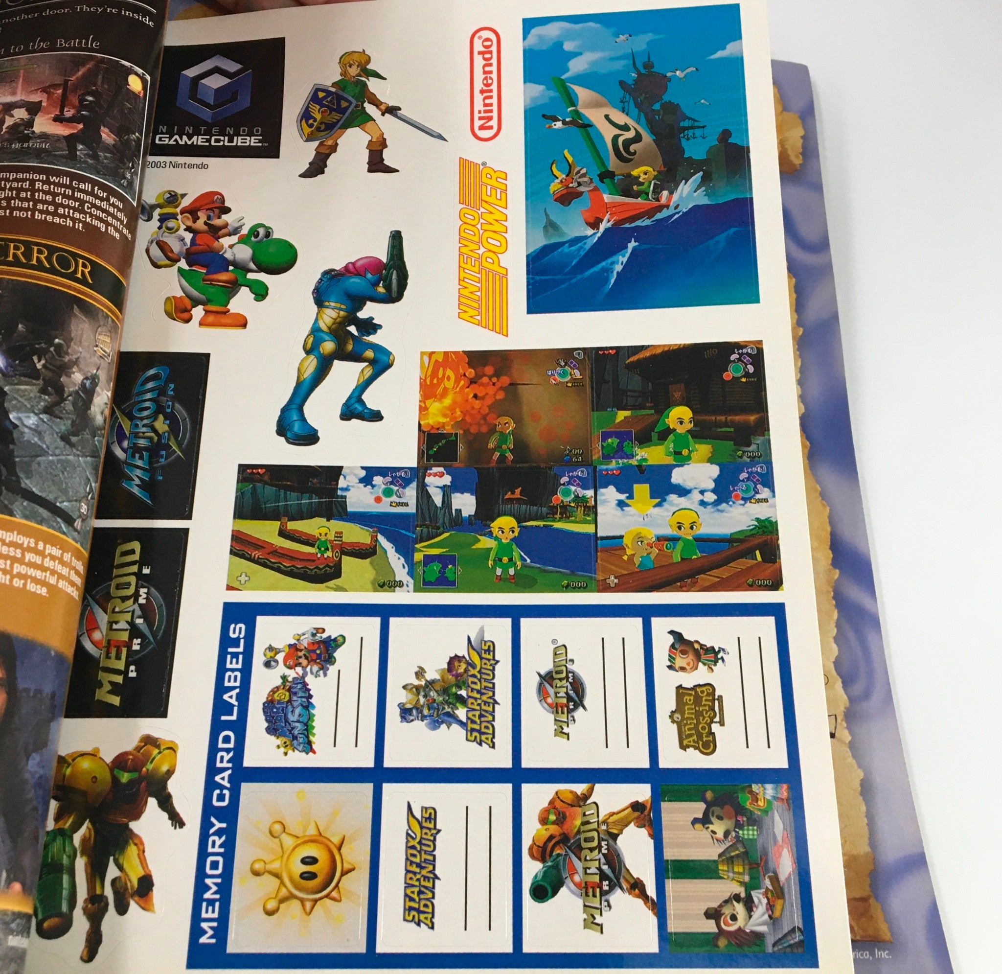 Nintendo Power Magazine Vol 165 February 2003 The Legend of Zelda w Poster