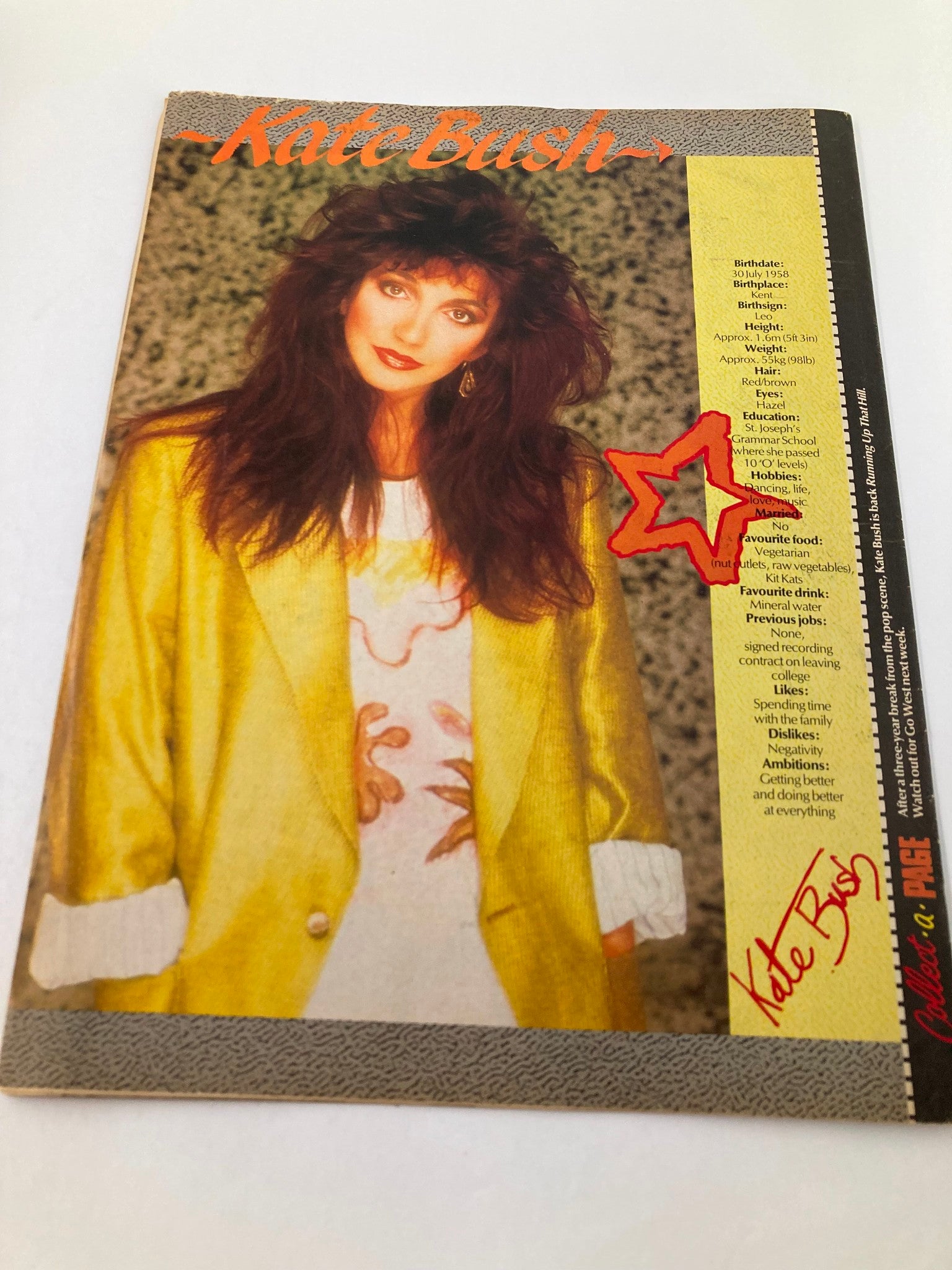 VTG Lookin Magazine September 21 1985 #39 The Thompson Twins No Label