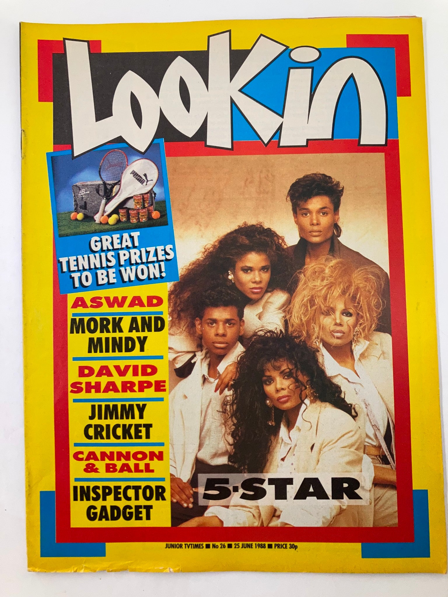 VTG Lookin Magazine 1988 #26 Denise, Stedman, Doris, Delroy & Lorraine No Label