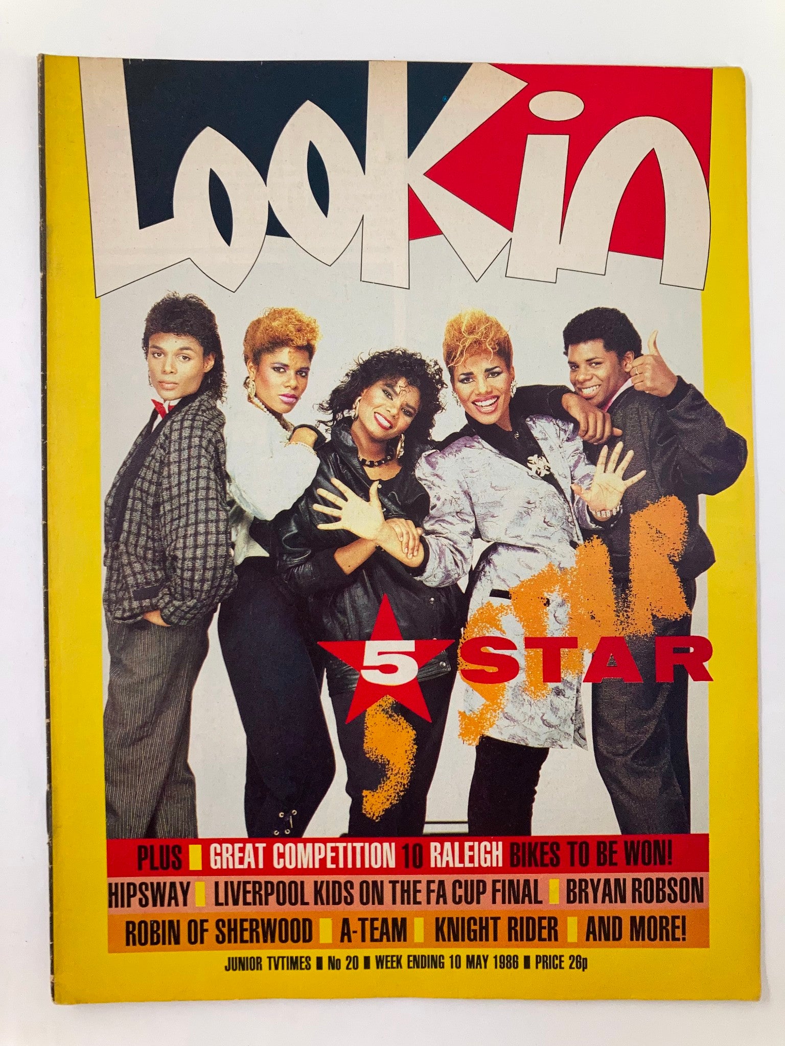 VTG Lookin Magazine May 10 1986 #20 5 Star, Bryan Bobson & A-Team No Label