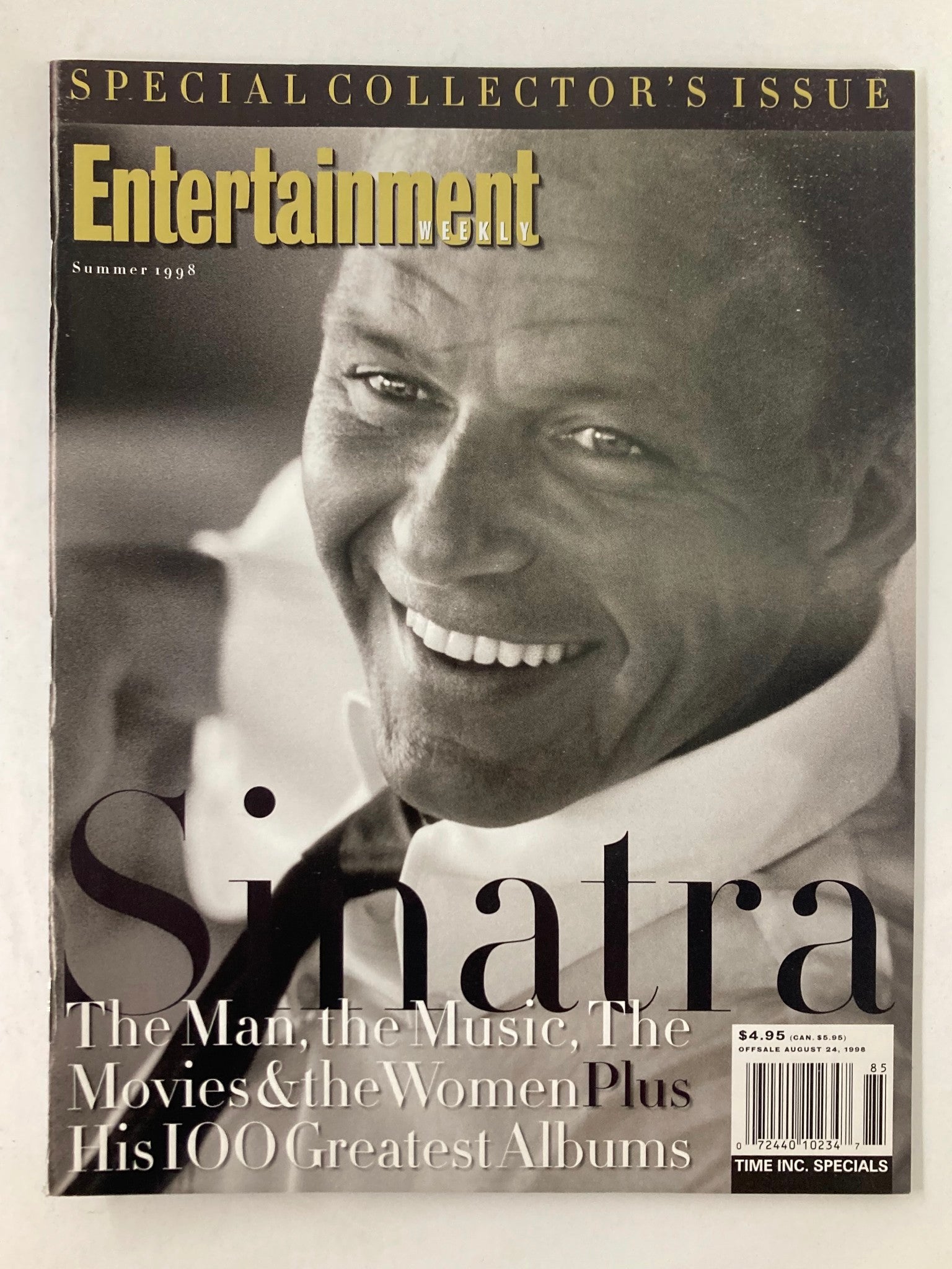 Entertainment Weekly Magazine Summer 1998 Frank Sinatra Man & Music VG No Label