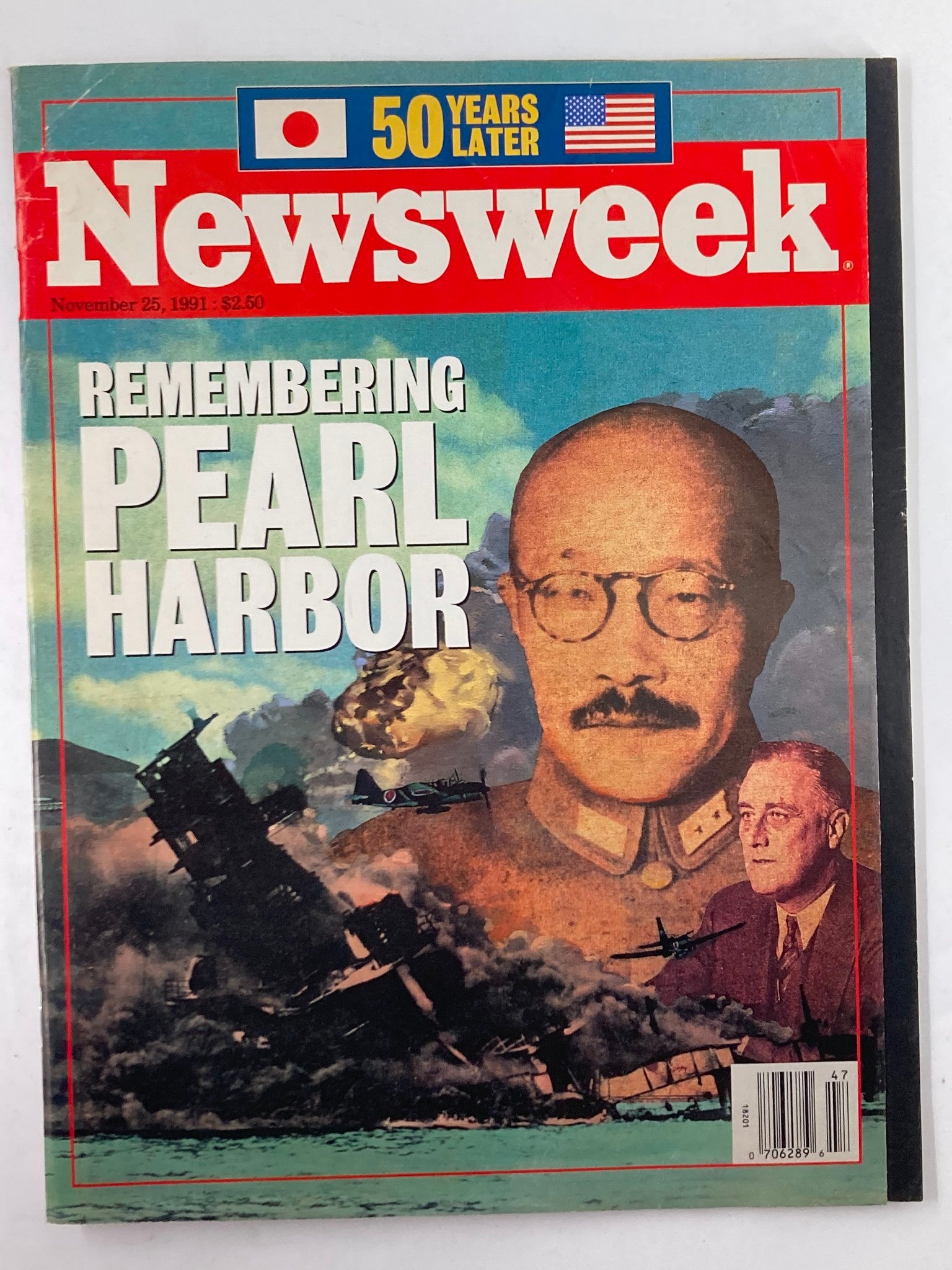 Newsweek Magazine November 25 1991 Remembering Pearl Harbor No Label