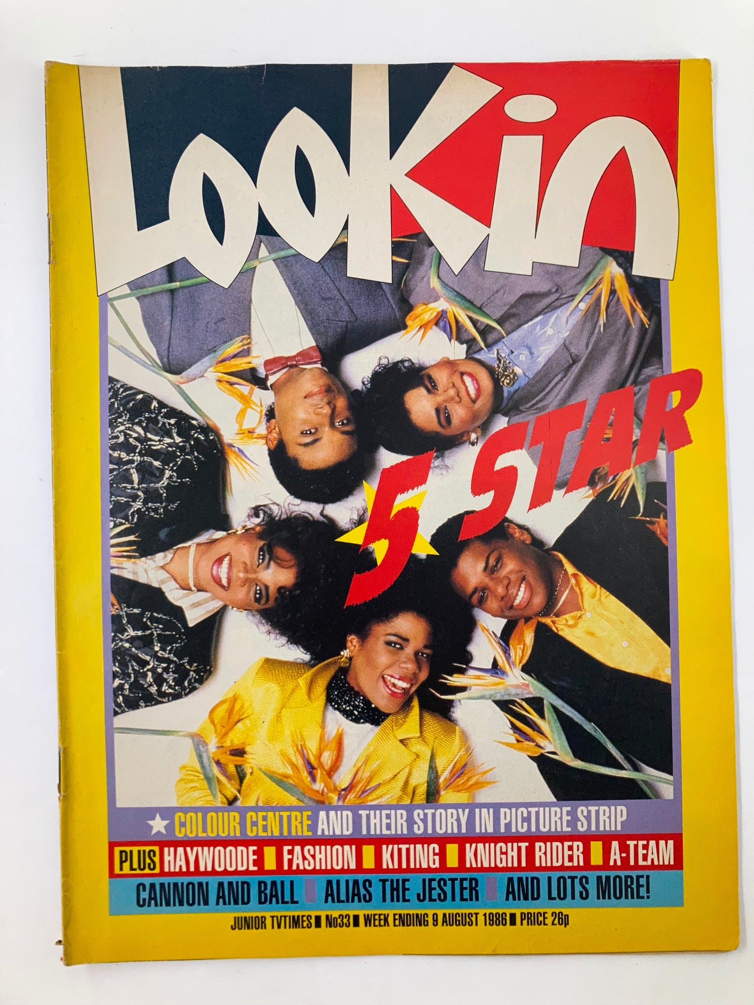 VTG Lookin Magazine August 9 1986 #33 5 Star, Haywoode & Alias Jester No Label