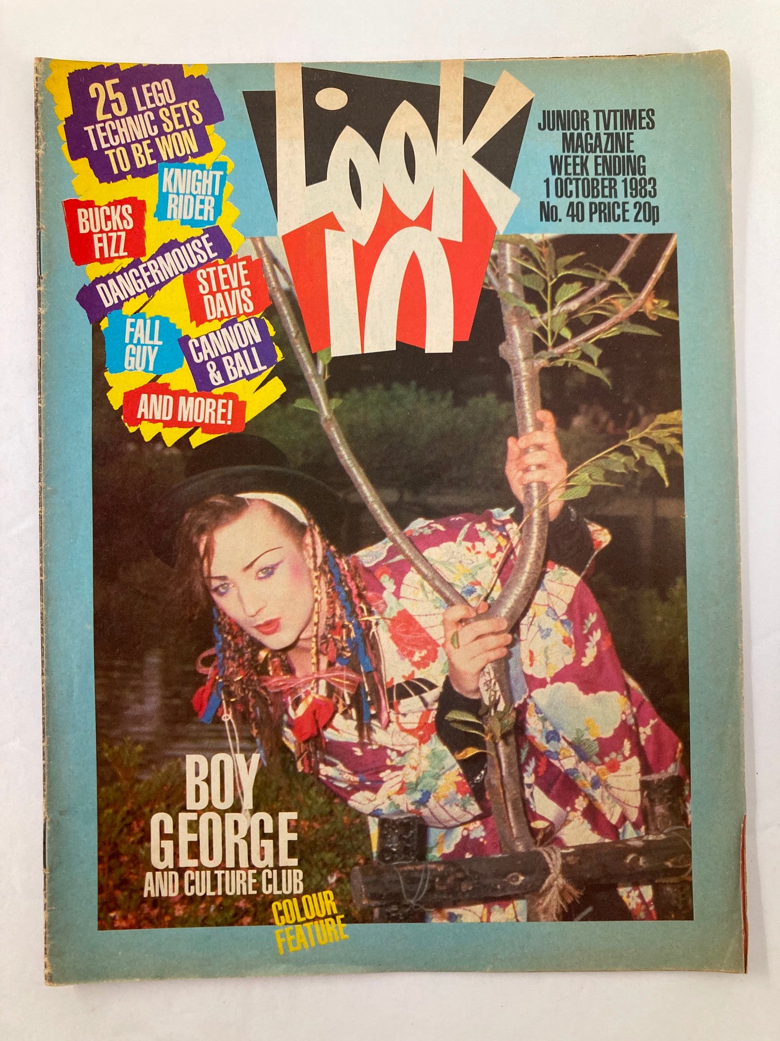 VTG Lookin Magazine October 1 1983 #40 Boy George and Culture Club No Label