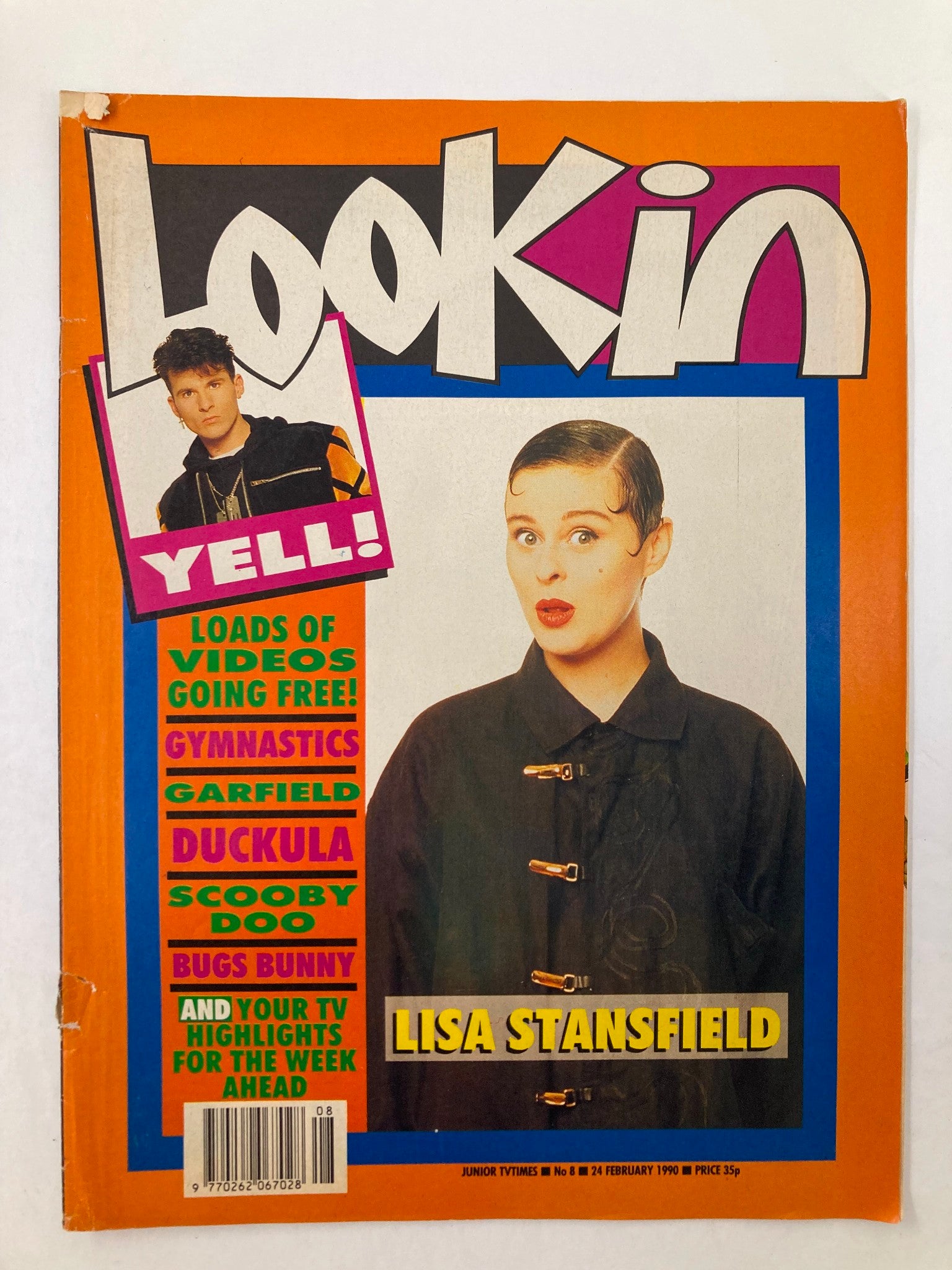 VTG Lookin Magazine February 24 1990 #8 Lisa Stansfield & Yell! No Label