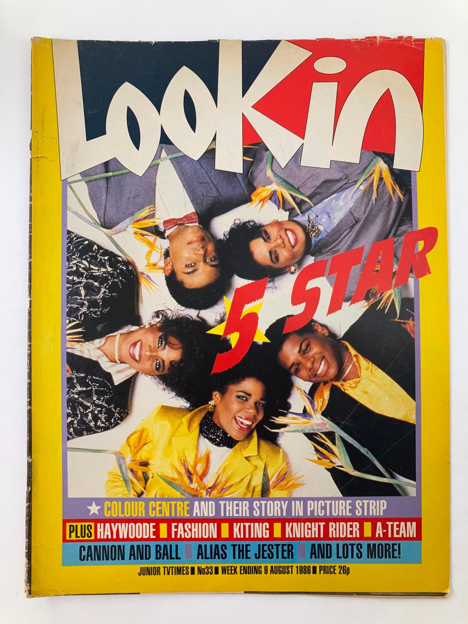 VTG Lookin Magazine August 9 1986 #33 5-Star, Haywoode & A-Team No Label