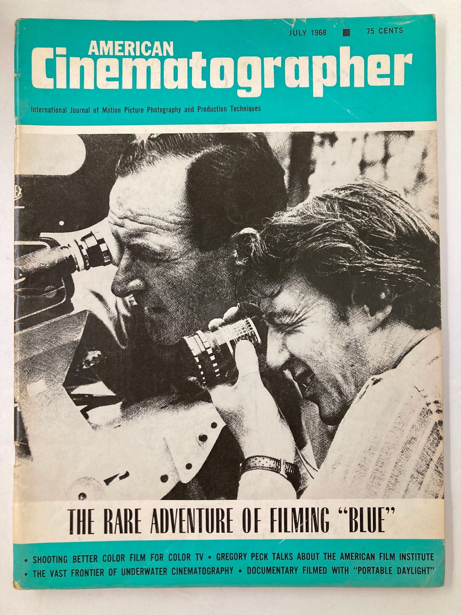 American Cinematographer Magazine July 1968 Silvio Narizzano & Stanley Cortez