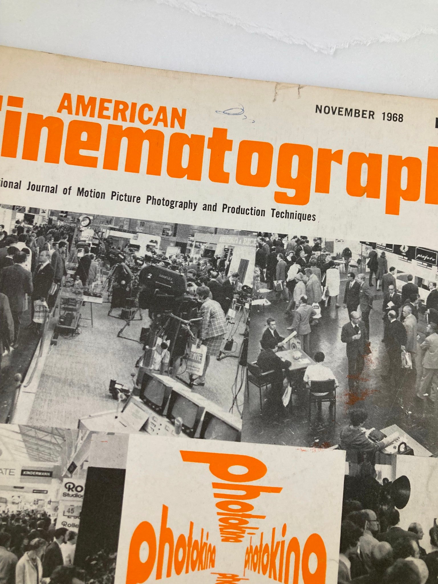 American Cinematographer Magazine November 1968 The Halls of Photokina 1968